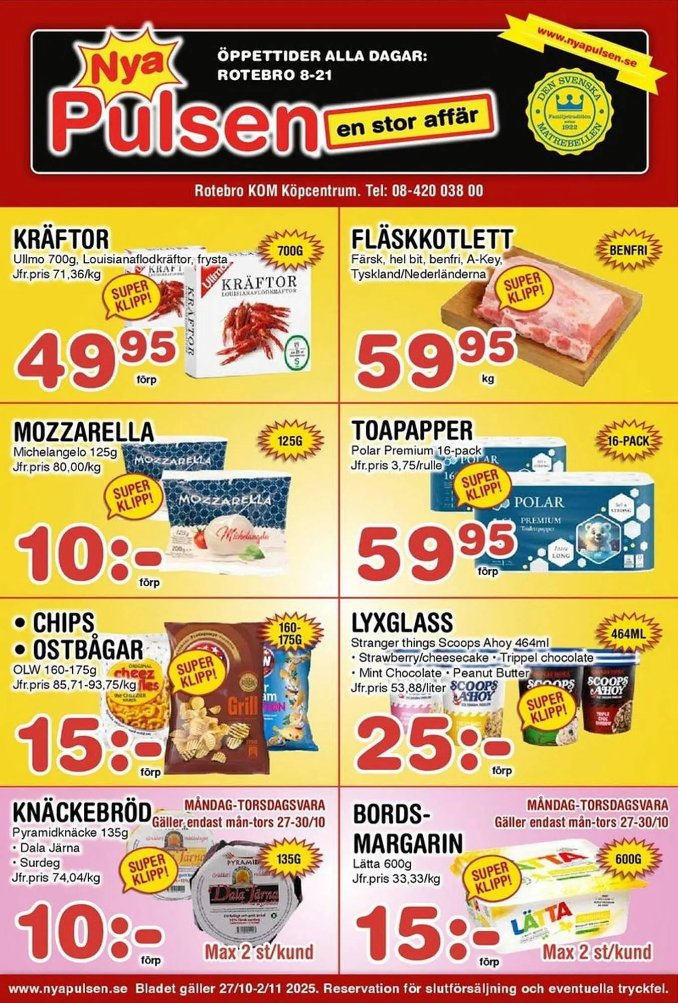 Nya Pulsen reklamblad - 1