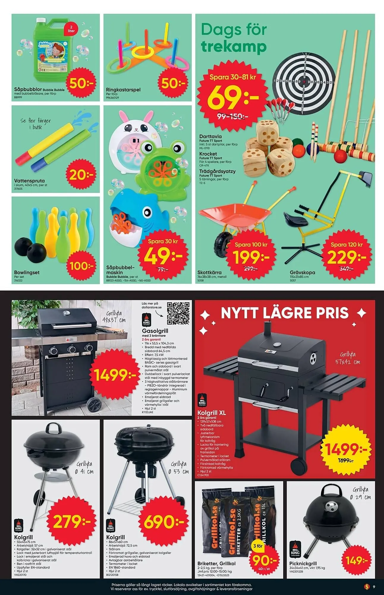 DollarStore annonsblad från 11 maj till 24 maj 2026 - Reklamblad sidor 9