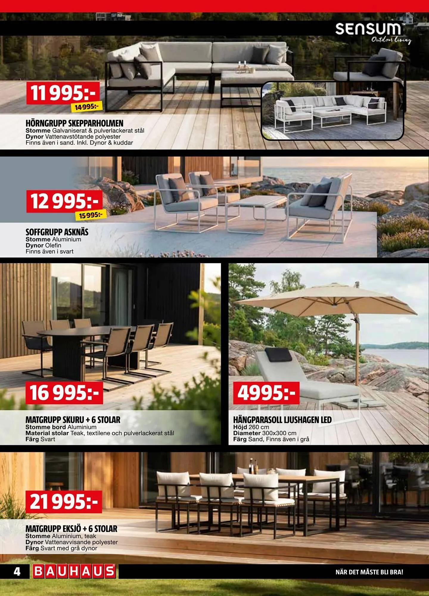 Bauhaus reklamblad från 4 maj till 18 maj 2026 - Reklamblad sidor 4