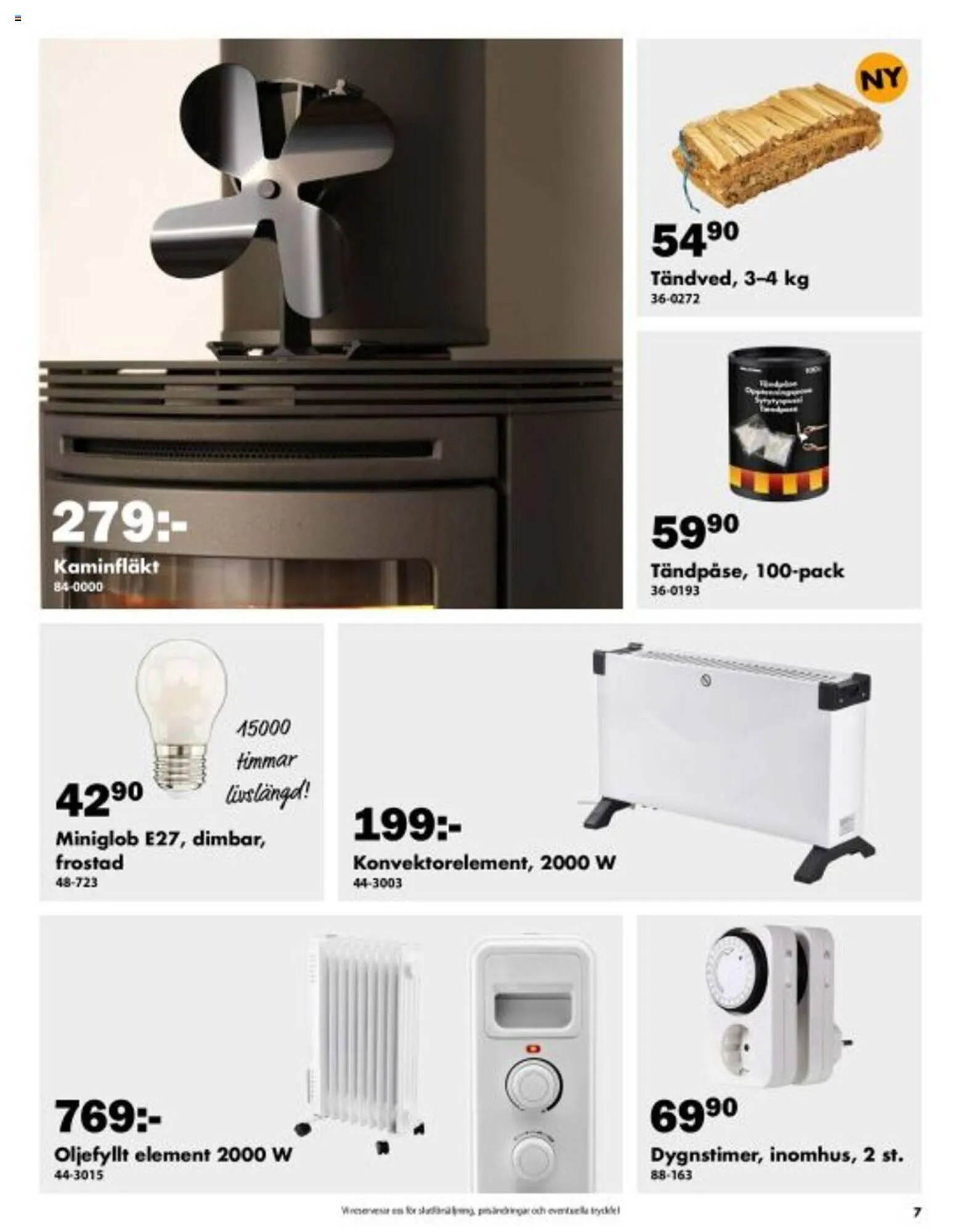 Biltema reklamblad från 17 oktober till 13 november 2024 - Reklamblad sidor 7