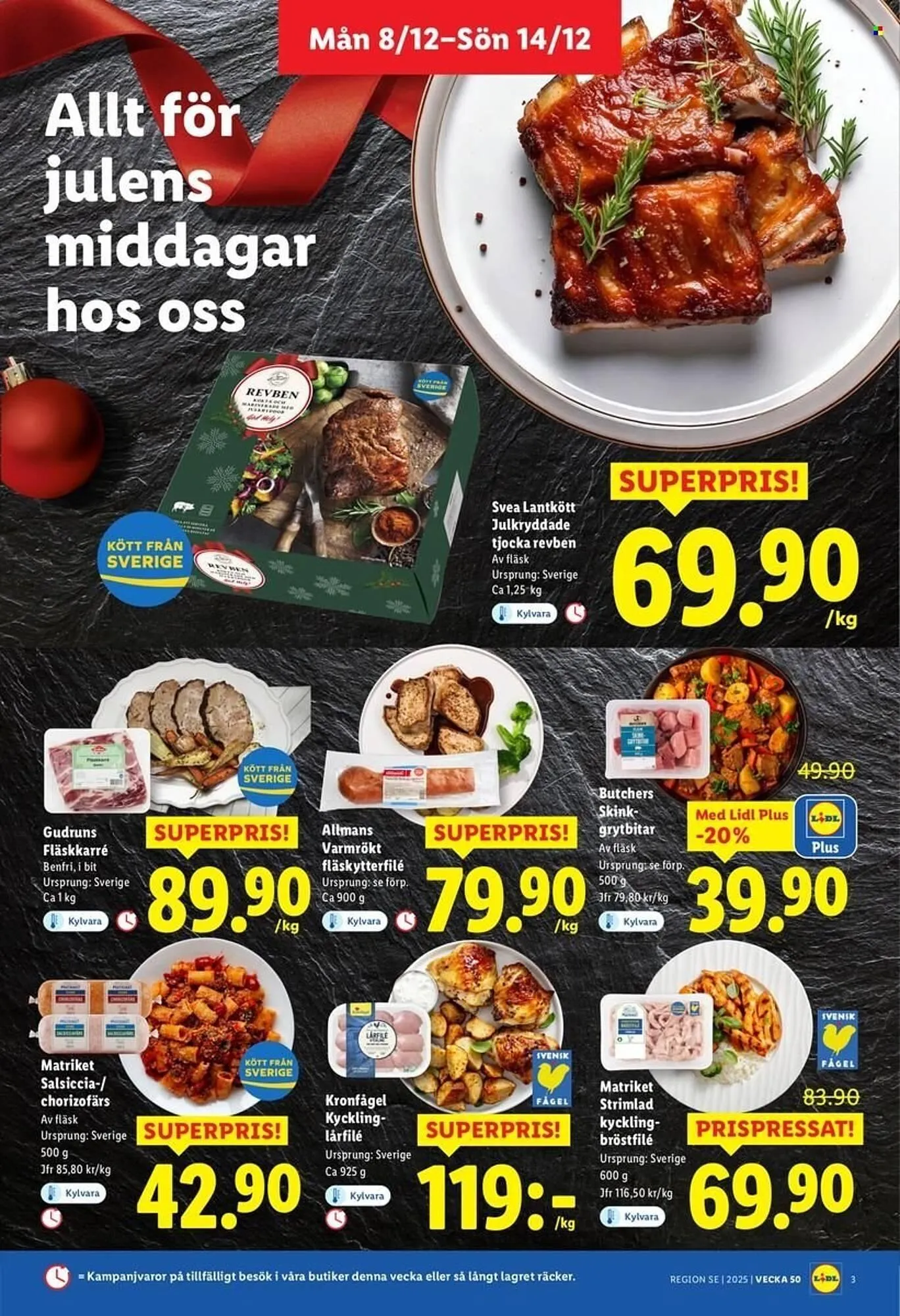 Lidl reklamblad från 8 december till 14 december 2025 - Reklamblad sidor 3