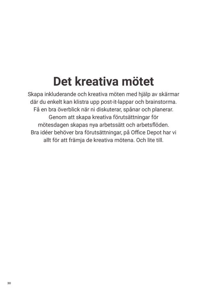 Office Depot Kontoret 2024  från 8 februari till 31 december 2024 - Reklamblad sidor 30