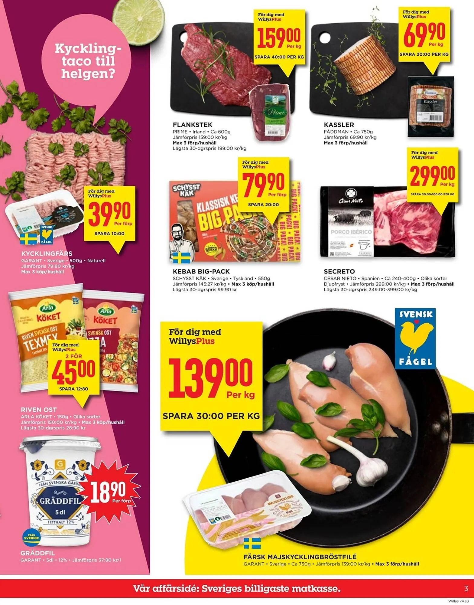 Willys reklamblad från 19 januari till 25 januari 2026 - Reklamblad sidor 3