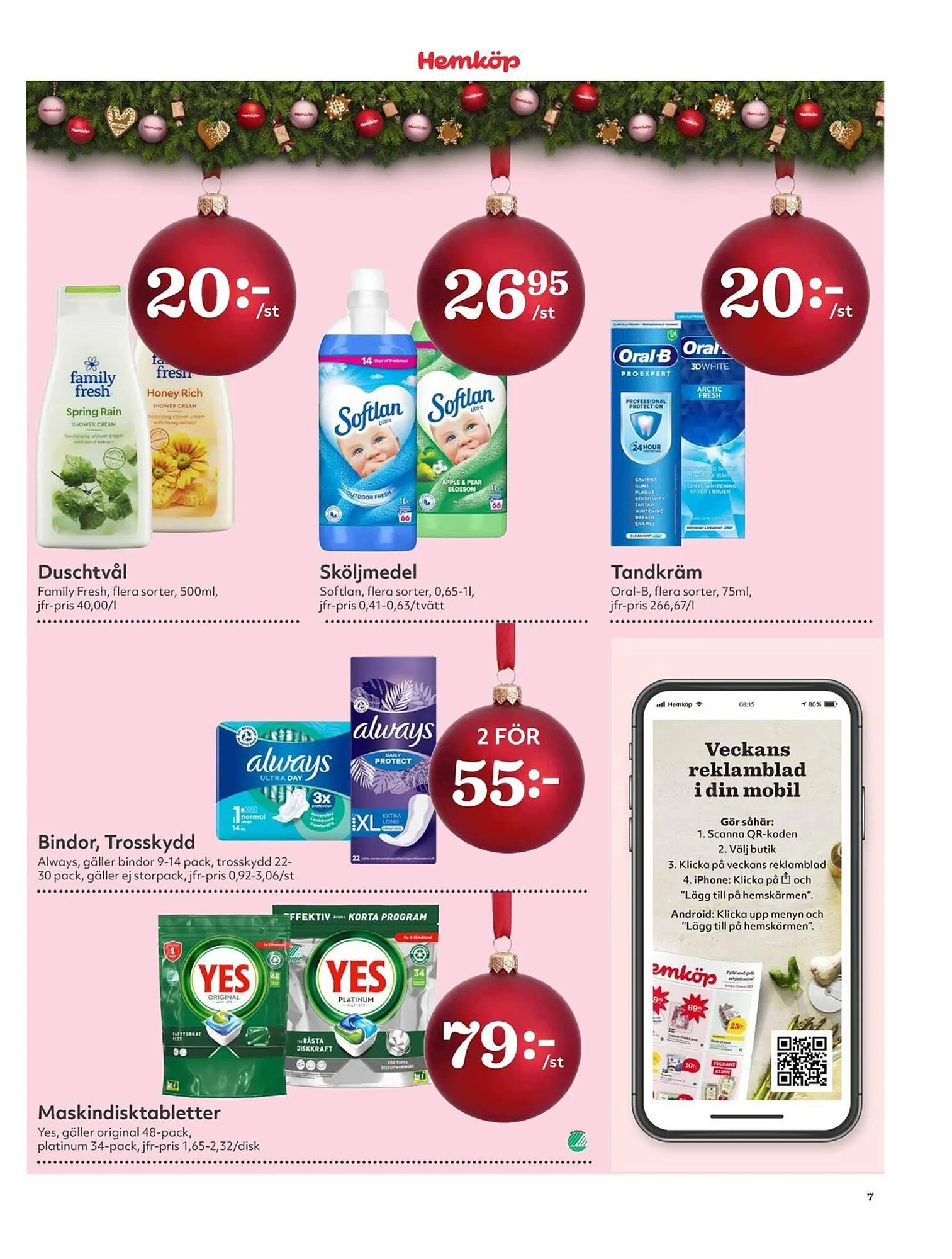 Hemköp reklamblad från 27 november till 3 december 2023 - Reklamblad sidor 7