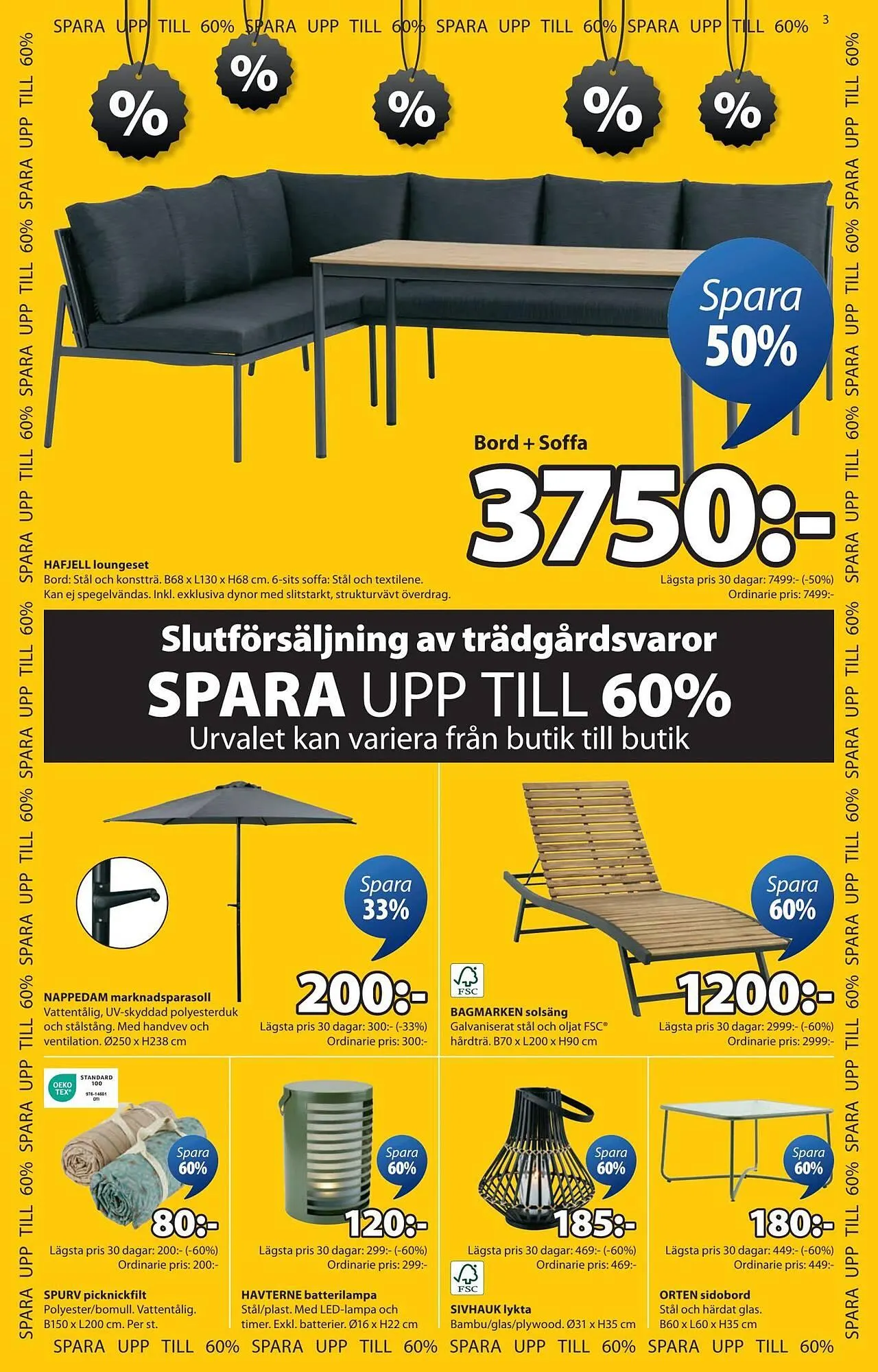 JYSK reklamblad från 28 juli till 10 augusti 2025 - Reklamblad sidor 3