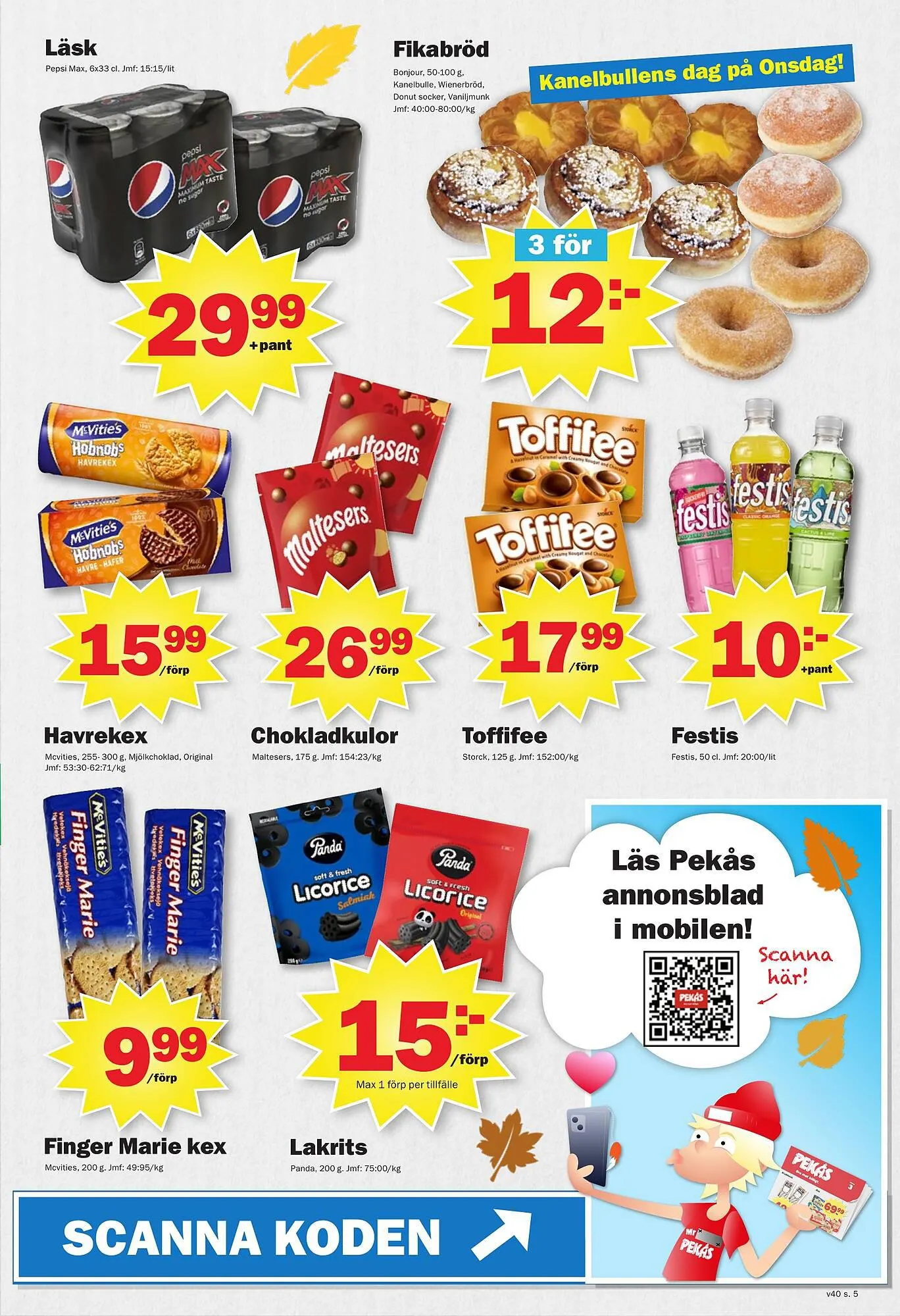 Pekås reklamblad från 2 oktober till 8 oktober 2023 - Reklamblad sidor 5
