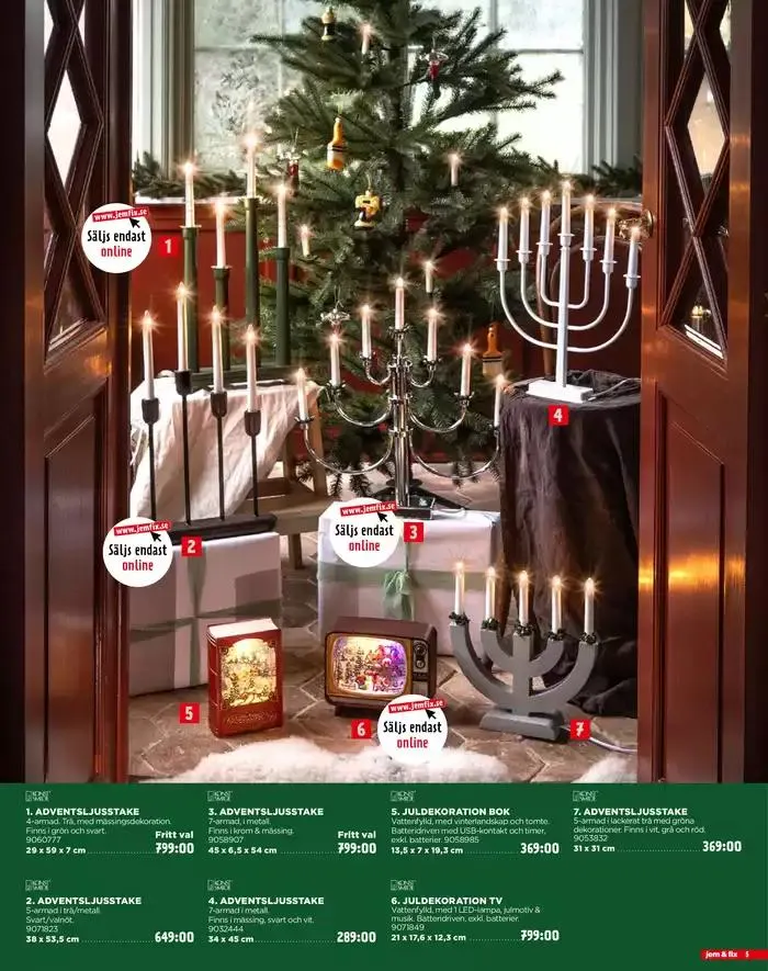 Jem&Fix reklamblad från 27 oktober till 24 december 2024 - Reklamblad sidor 5