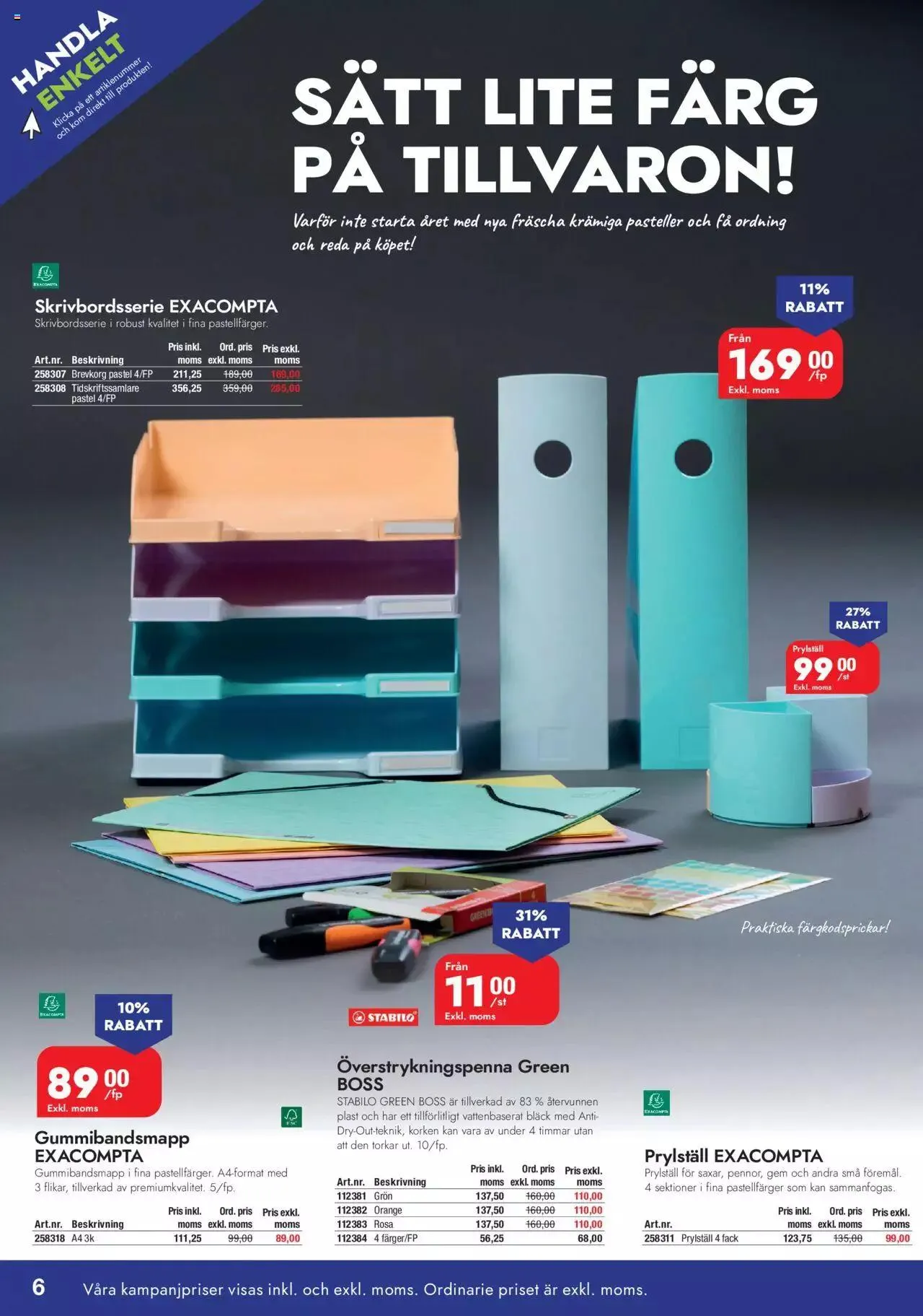 Staples - Lyreco INSPIRATION #1 2023 från 13 mars till 31 december 2023 - Reklamblad sidor 6