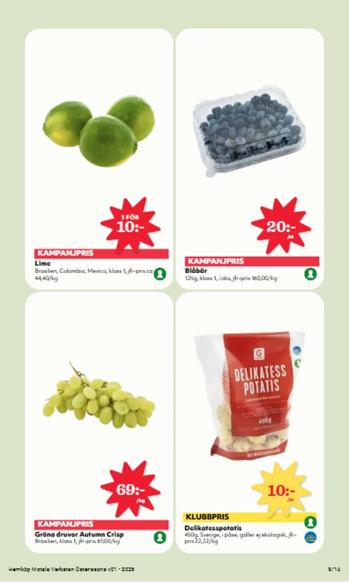 Östenssons reklamblad från 29 december till 4 januari 2026 - Reklamblad sidor 9