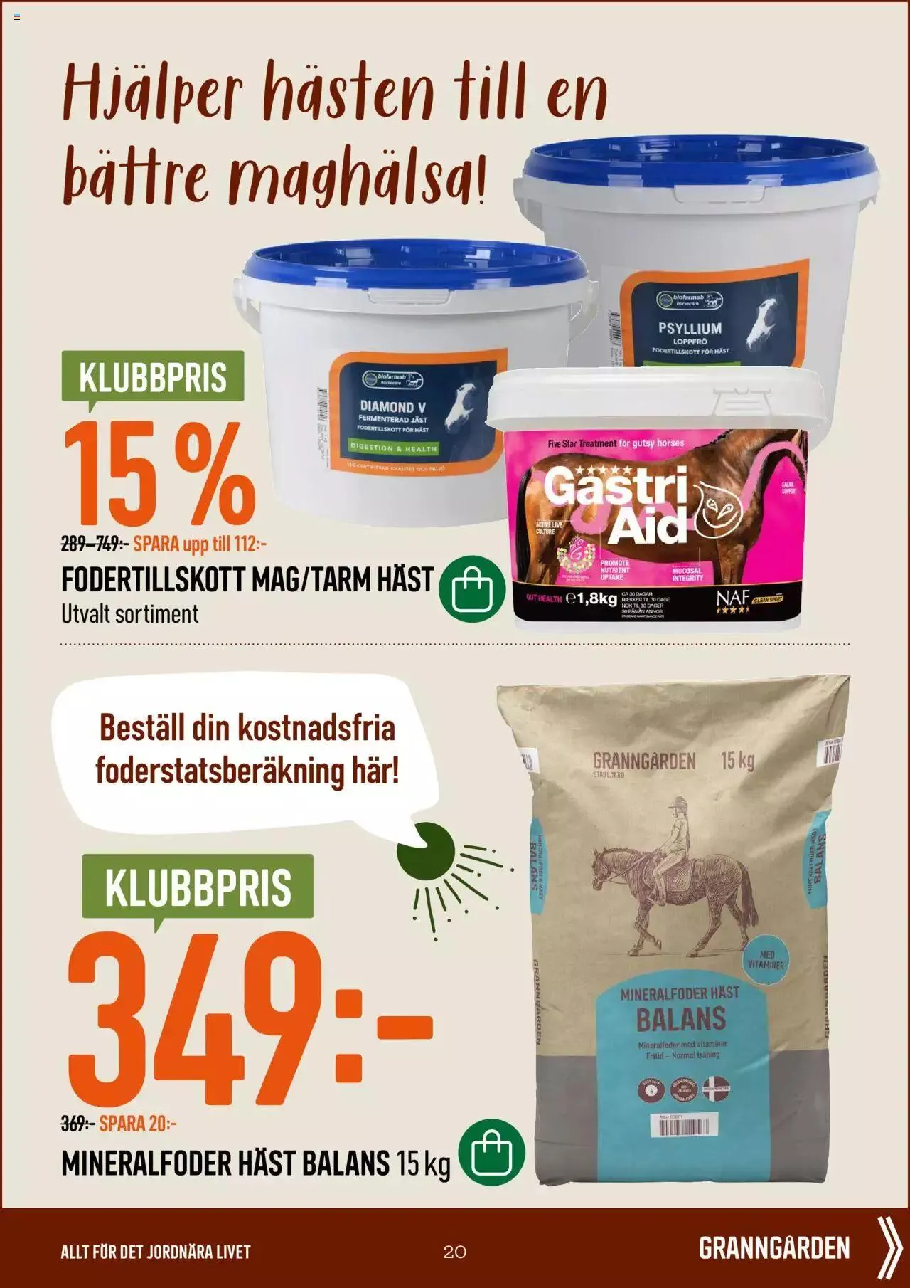 Granngården - erbjudanden från 22 september till 1 oktober 2023 - Reklamblad sidor 20