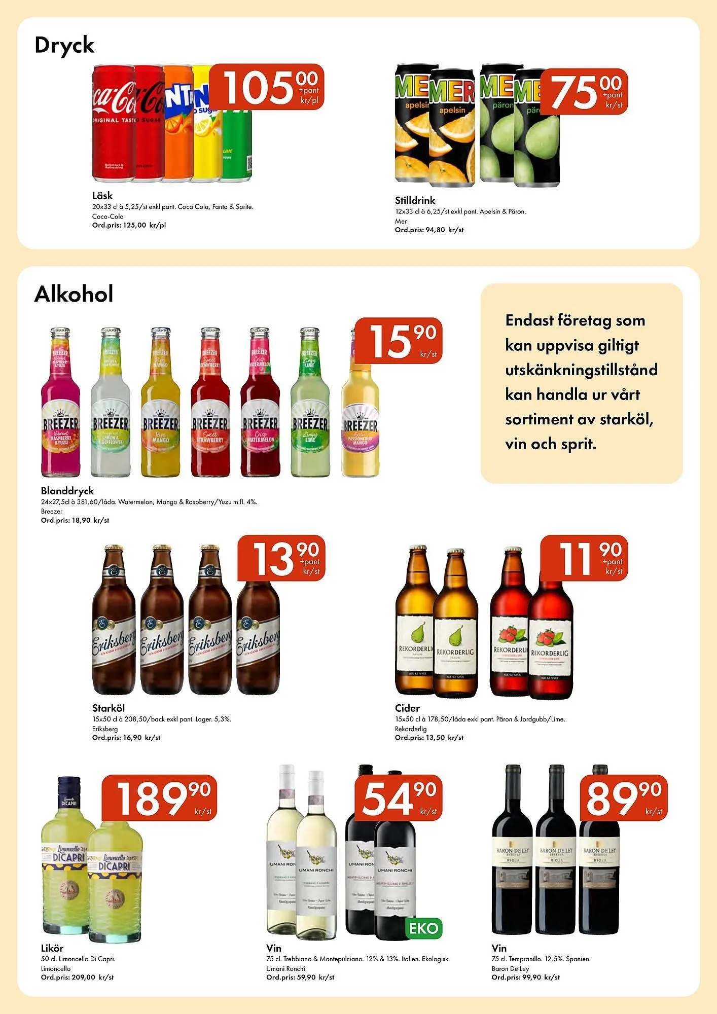 Snabbgross reklamblad från 10 mars till 23 mars 2025 - Reklamblad sidor 14