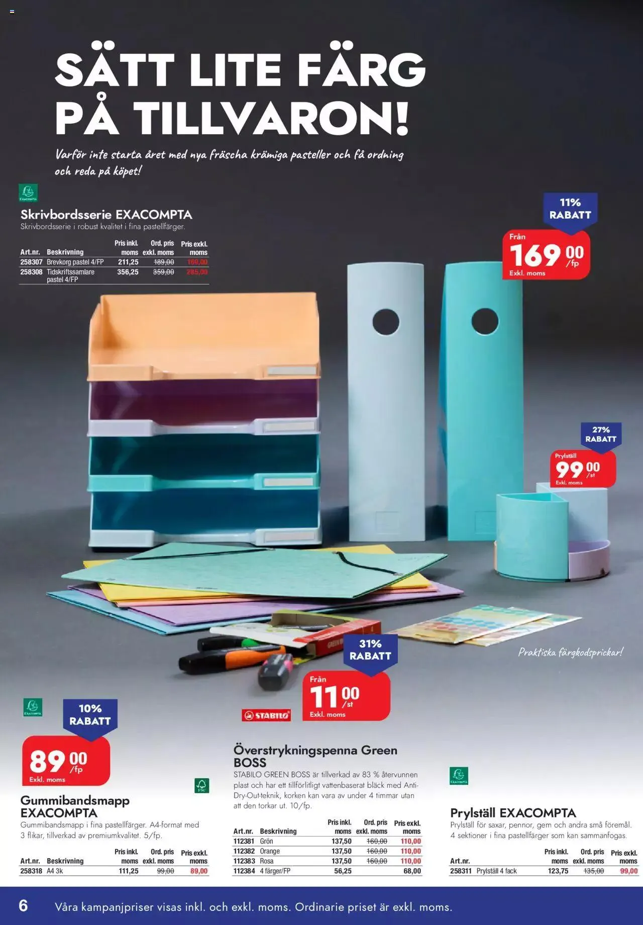 Lyreco Inspiration från 3 april till 31 december 2023 - Reklamblad sidor 6