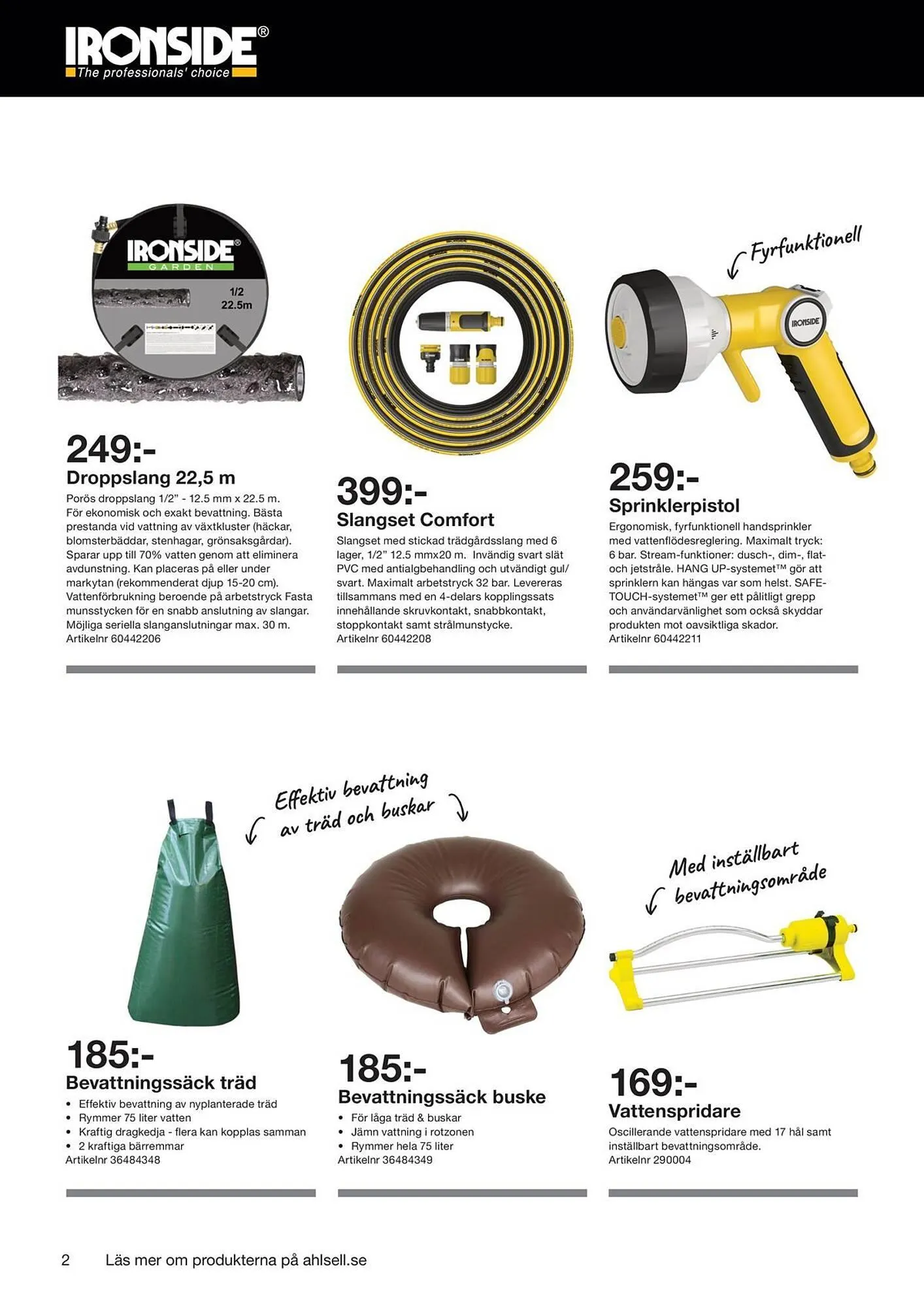 Ahlsell reklamblad från 3 maj till 31 augusti 2025 - Reklamblad sidor 2