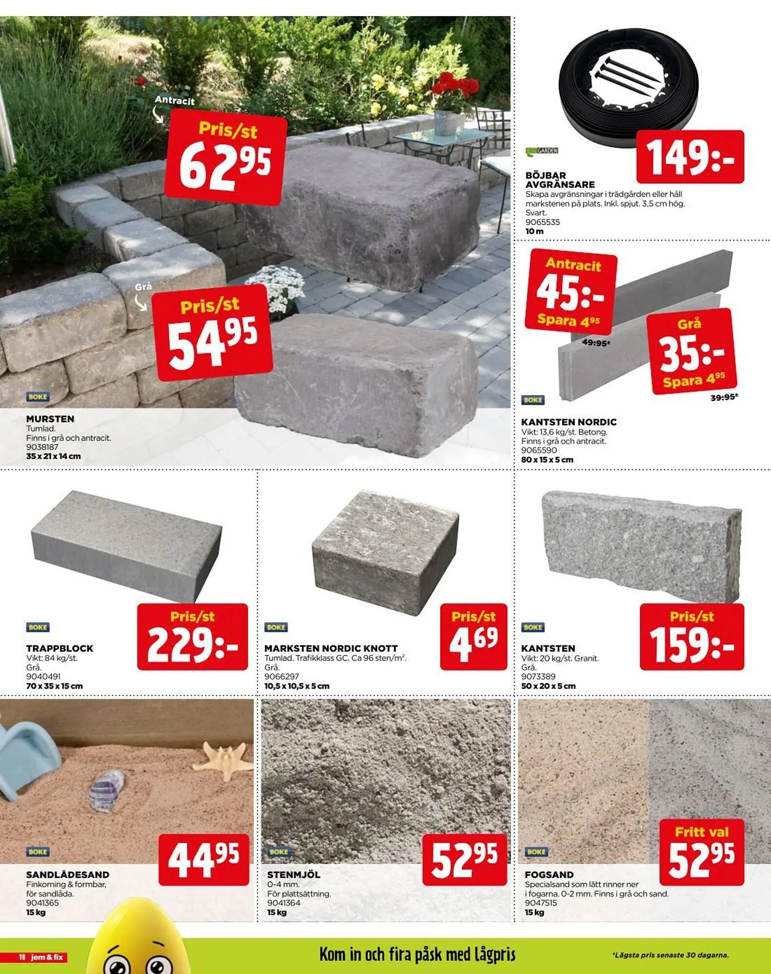 Jem&Fix reklamblad från 14 april till 20 april 2025 - Reklamblad sidor 18