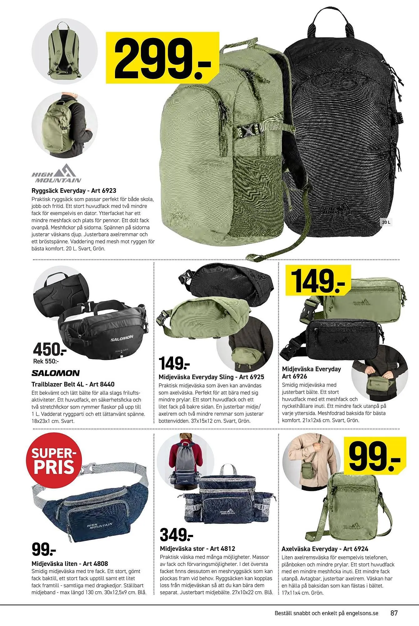 Engelsons katalog från 9 mars till 15 mars 2026 - Reklamblad sidor 87