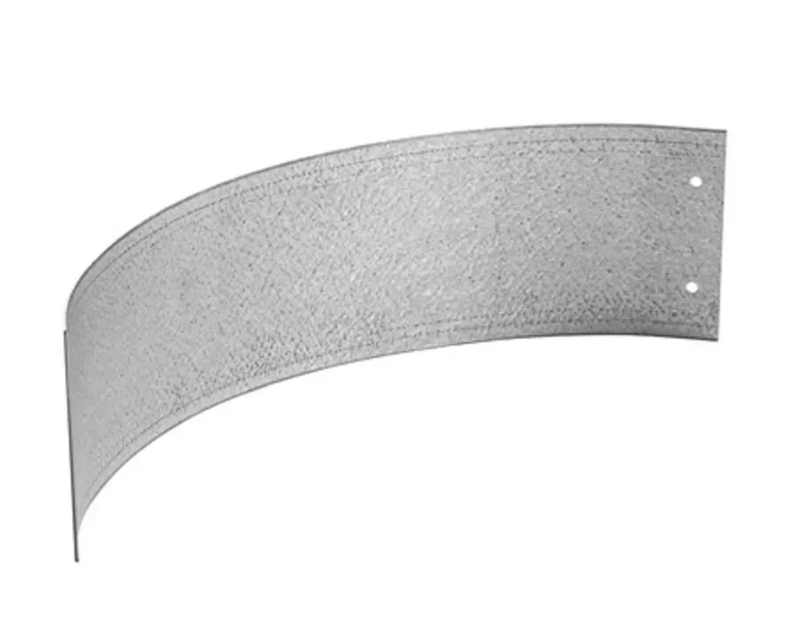 Kantstål aluzink 12 cm r=56 cm