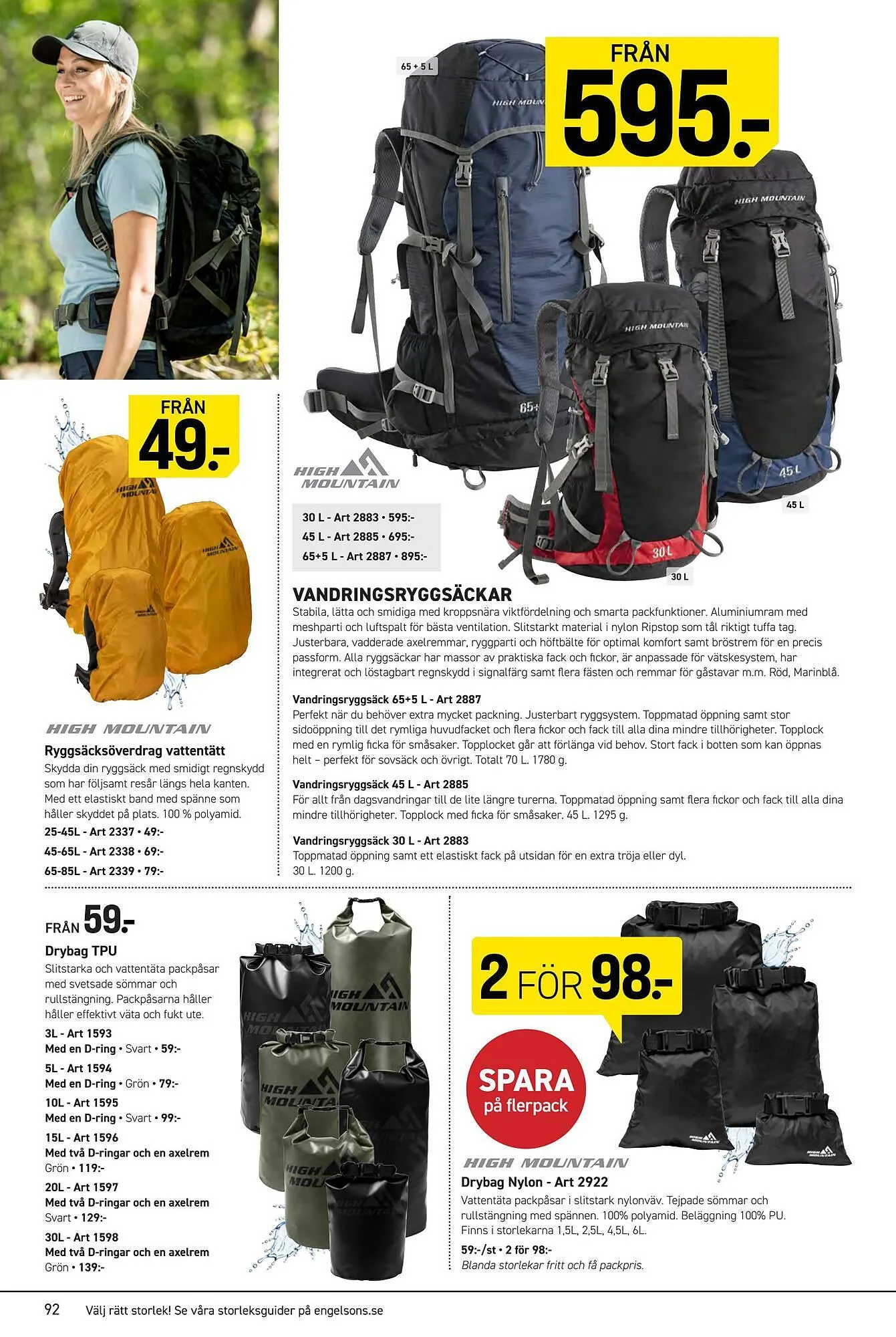 Engelsons reklamblad från 12 maj till 31 maj 2025 - Reklamblad sidor 92