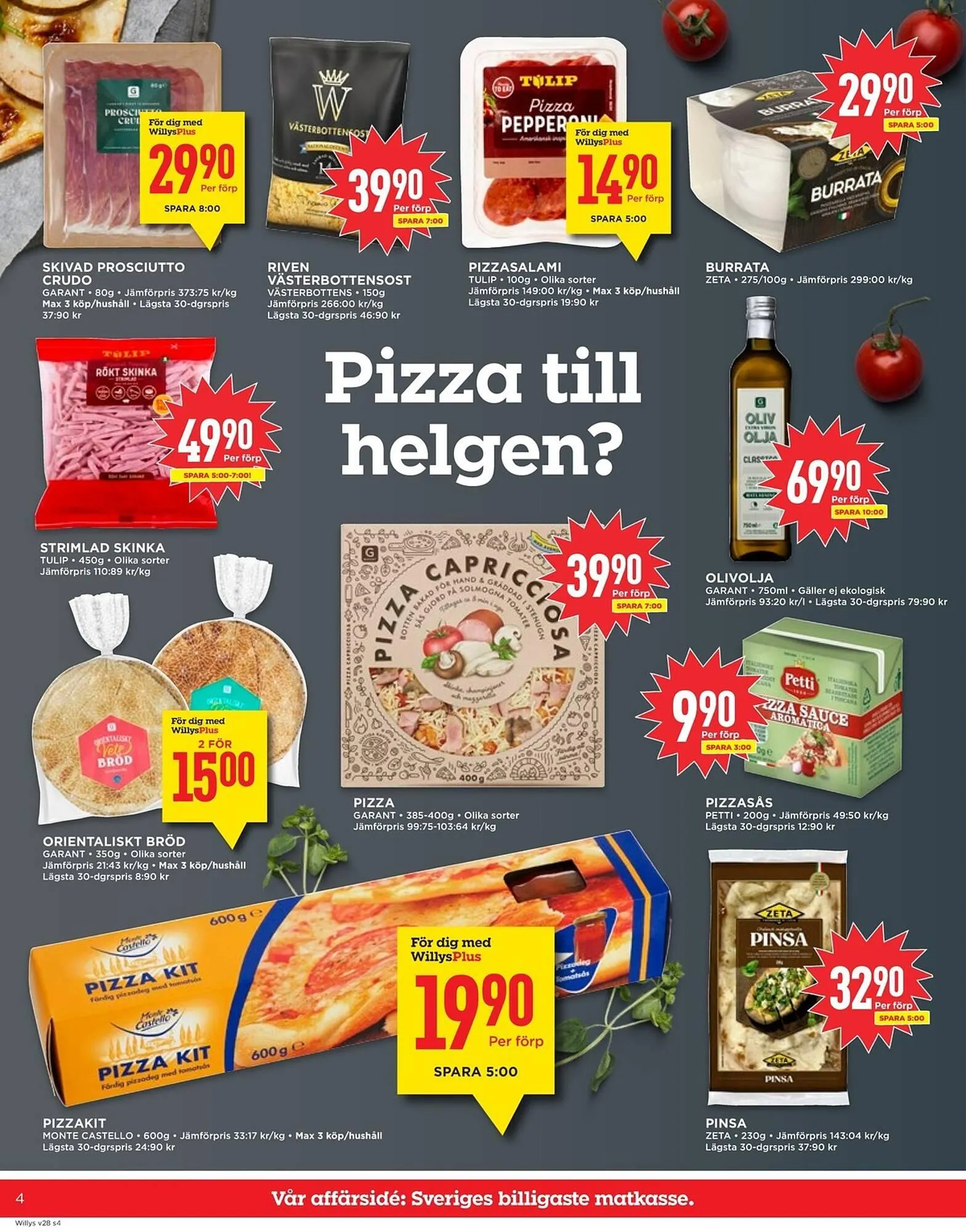 Willys reklamblad från 7 juli till 13 juli 2025 - Reklamblad sidor 4