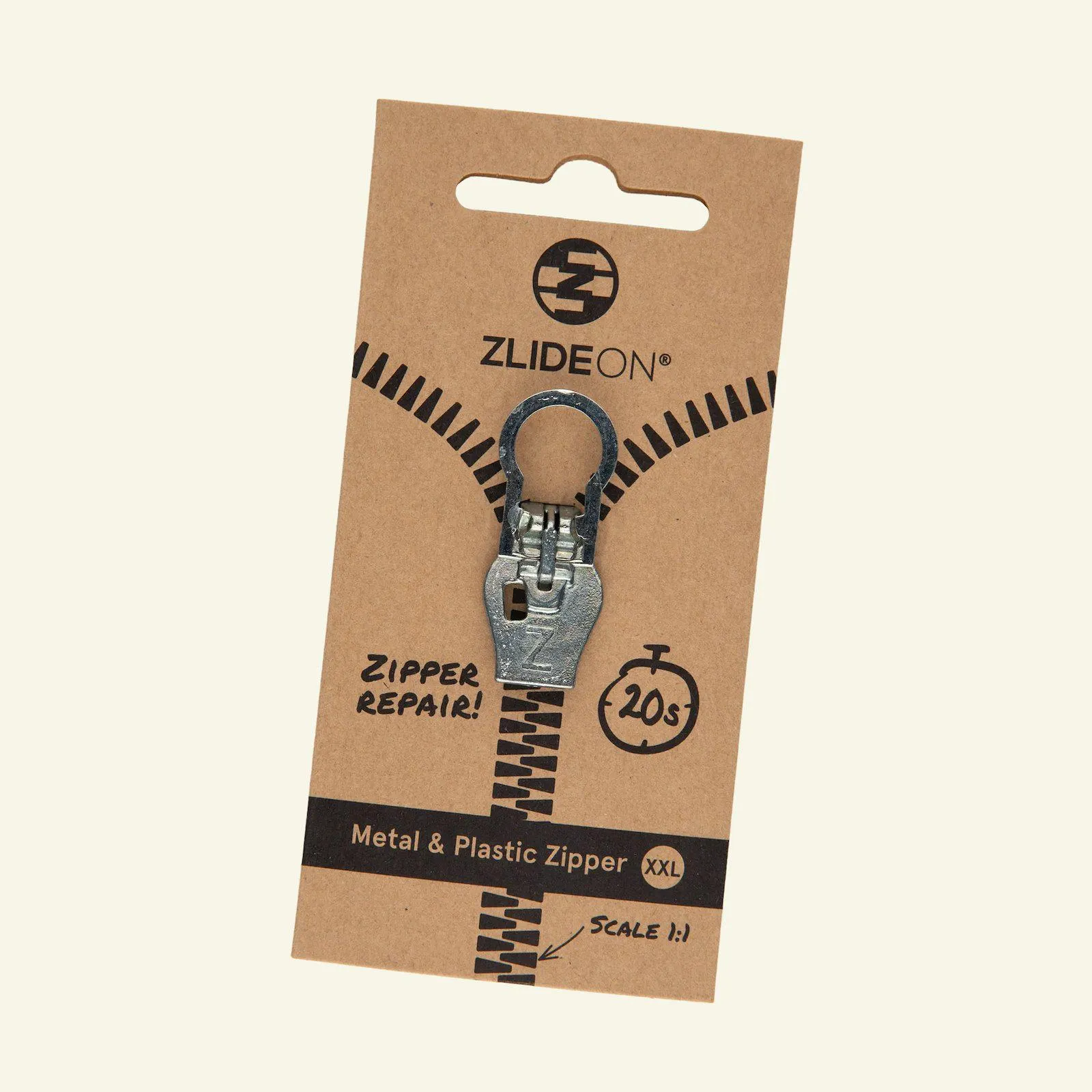 ZlideOn till metall /plast XXL silver1st