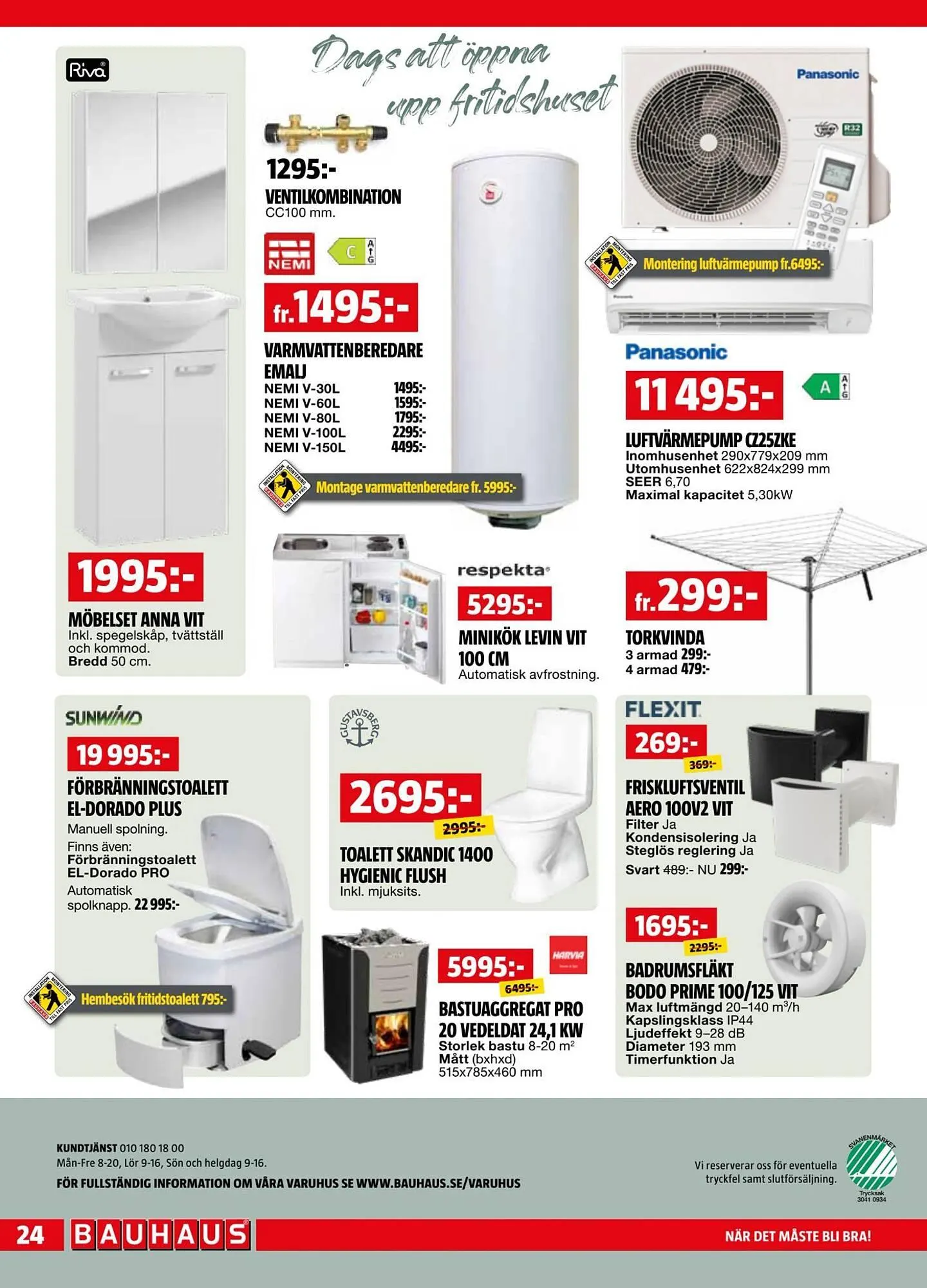 Bauhaus reklamblad från 7 april till 20 april 2026 - Reklamblad sidor 24