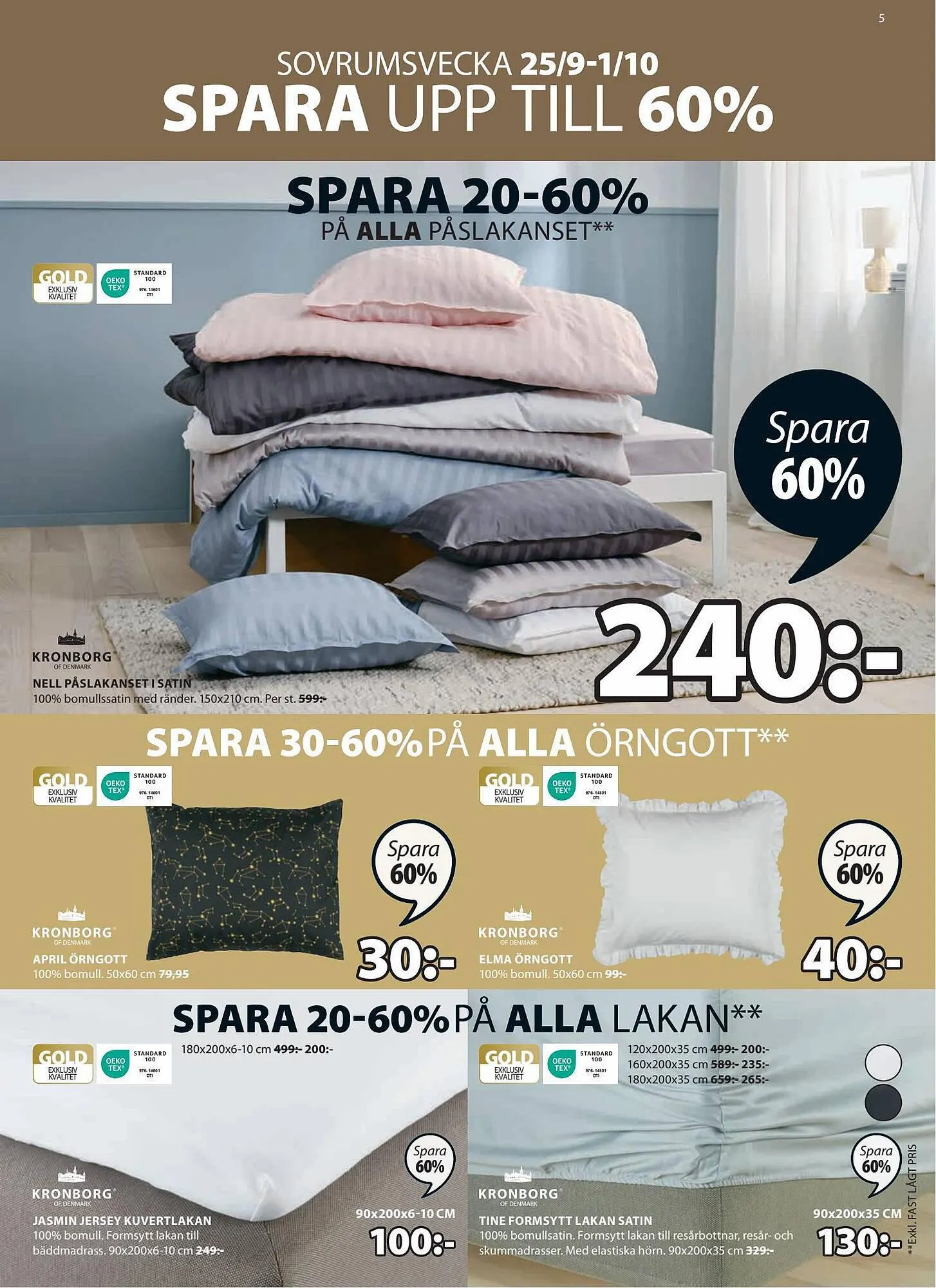 JYSK reklamblad från 25 september till 8 oktober 2023 - Reklamblad sidor 5