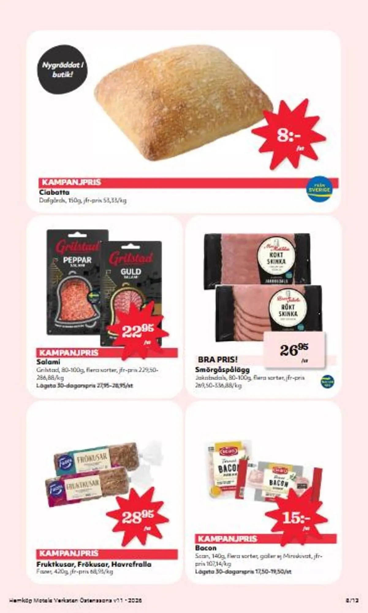 Hemköp reklamblad från 9 mars till 15 mars 2026 - Reklamblad sidor 8