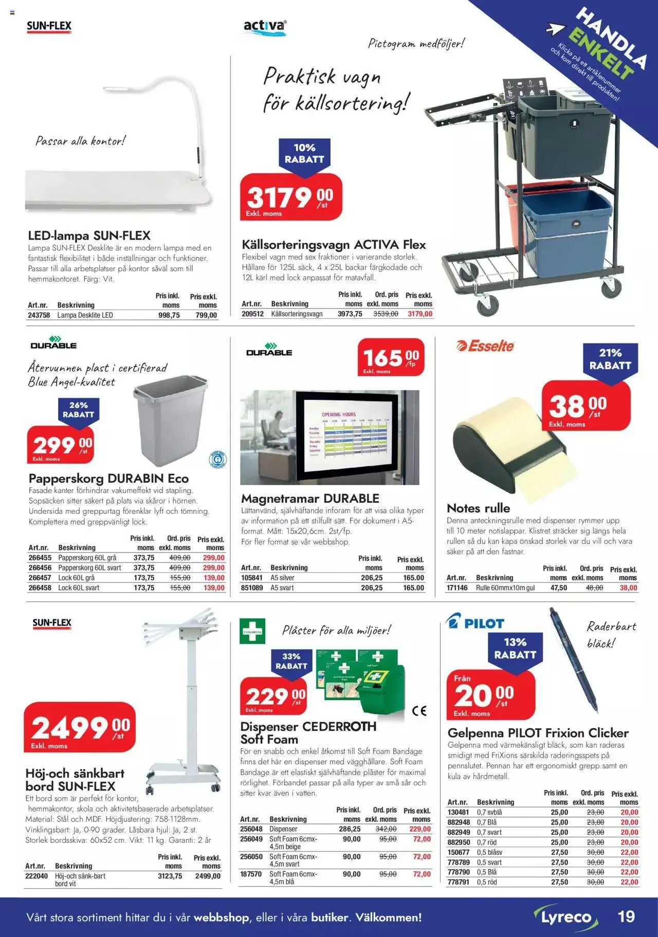 Staples - Lyreco INSPIRATION #1 2023 från 13 mars till 31 december 2023 - Reklamblad sidor 19