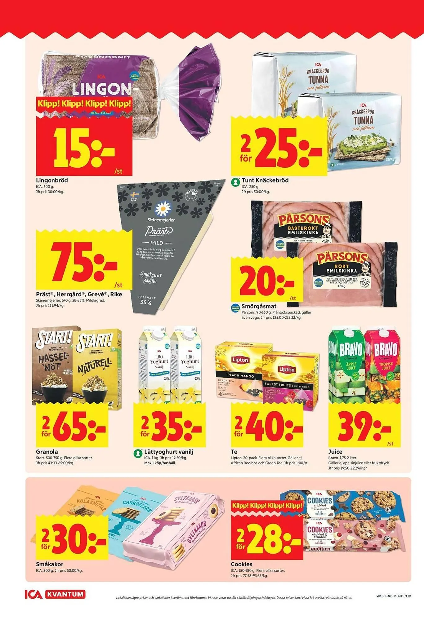 ICA Kvantum reklamblad från 2 februari till 8 februari 2026 - Reklamblad sidor 6
