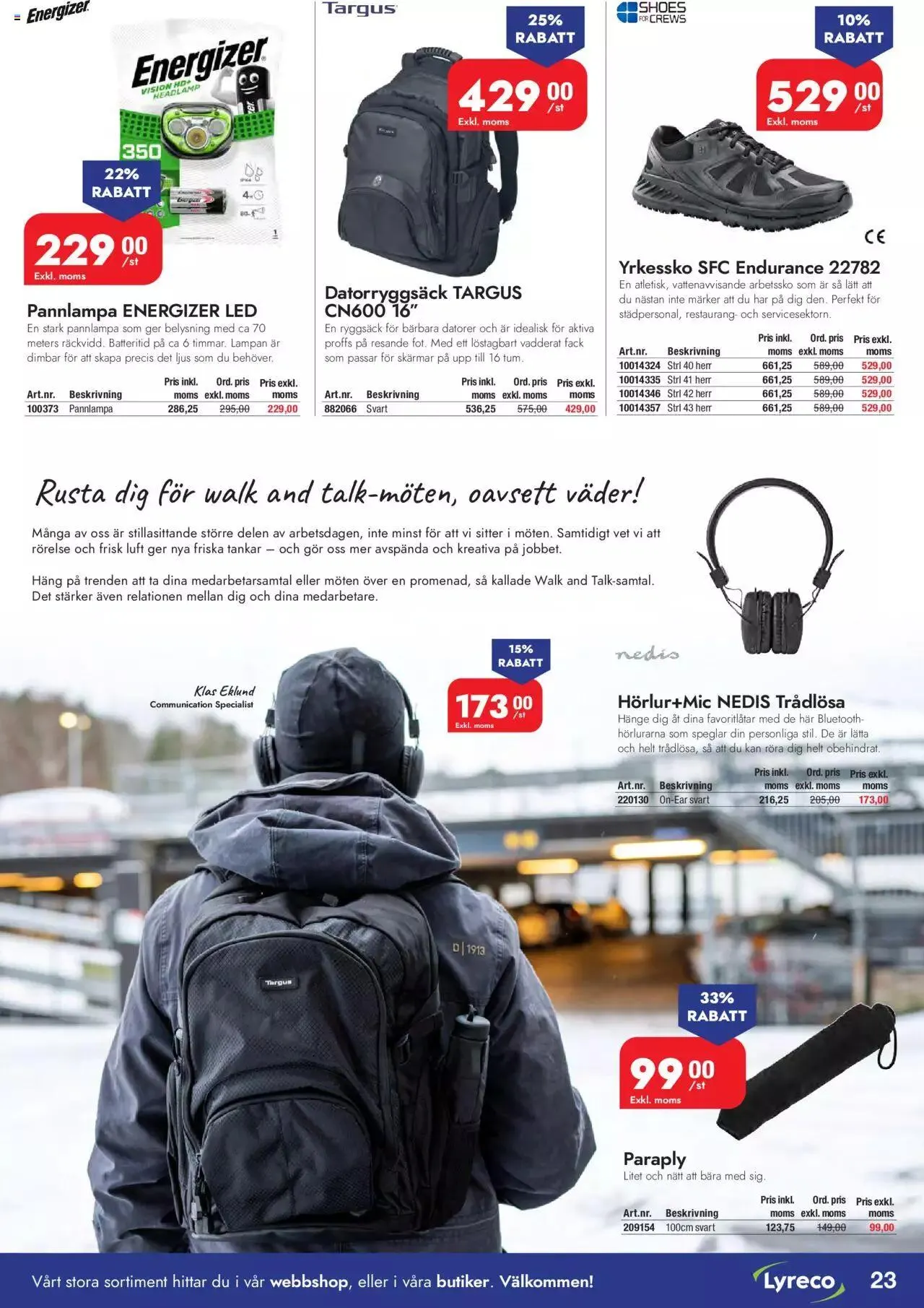 Lyreco Inspiration från 3 april till 31 december 2023 - Reklamblad sidor 23