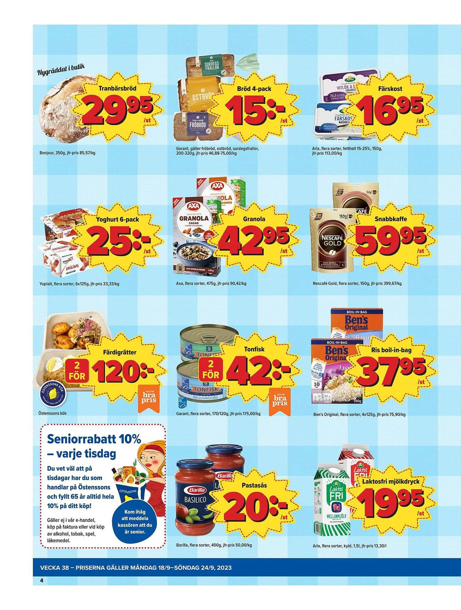 Östenssons reklamblad från 18 september till 24 september 2023 - Reklamblad sidor 4