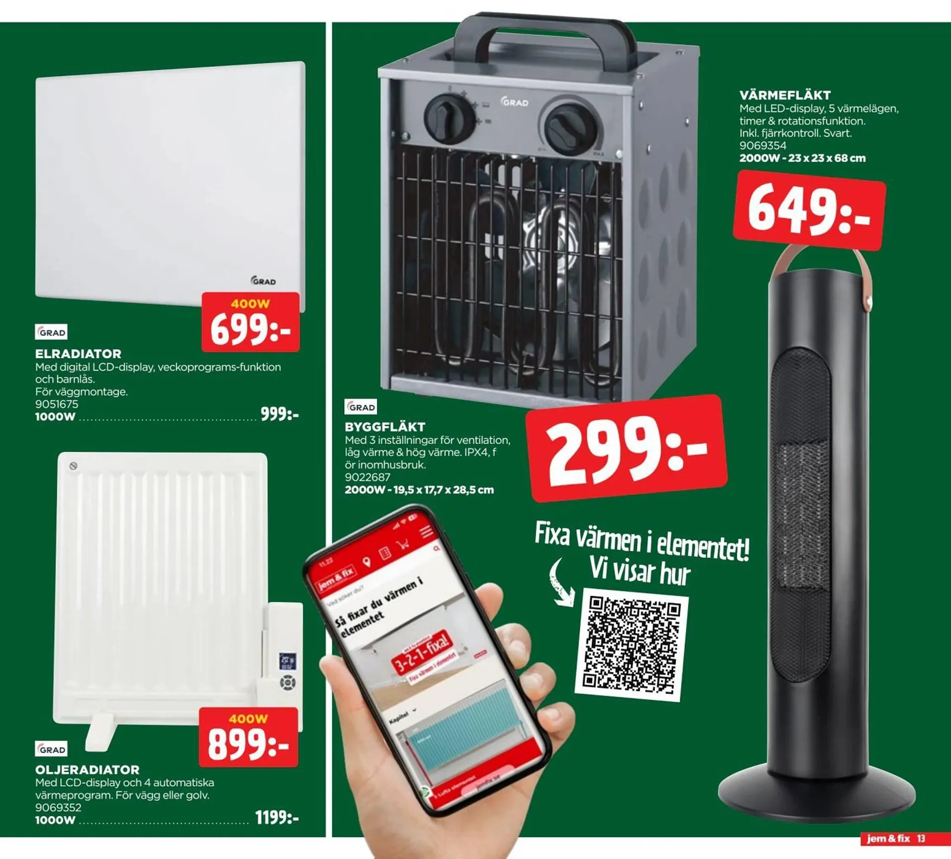 Jem&Fix reklamblad från 17 november till 23 november 2025 - Reklamblad sidor 13