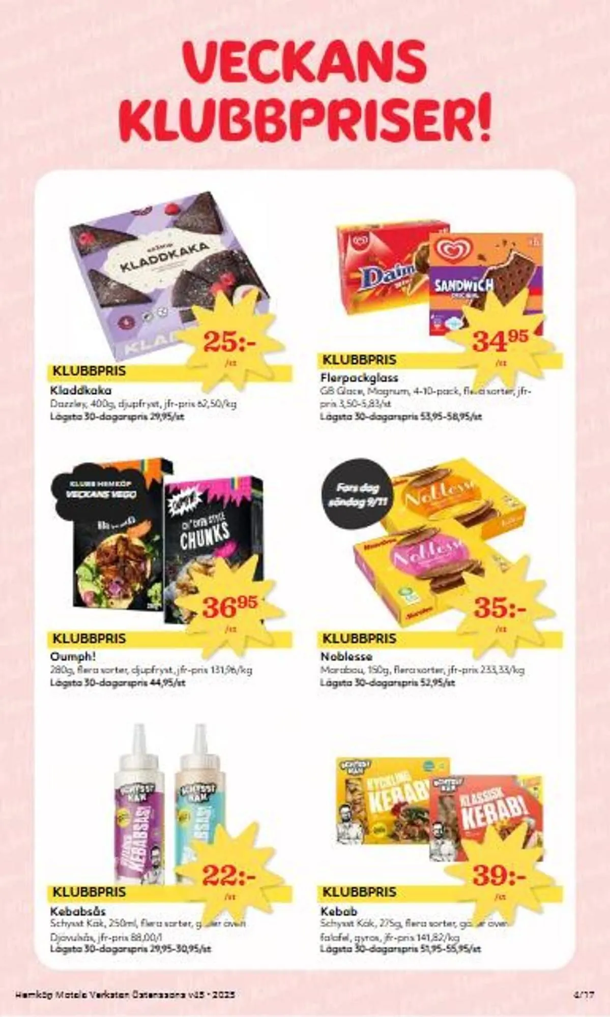 Hemköp reklamblad från 3 november till 9 november 2025 - Reklamblad sidor 4