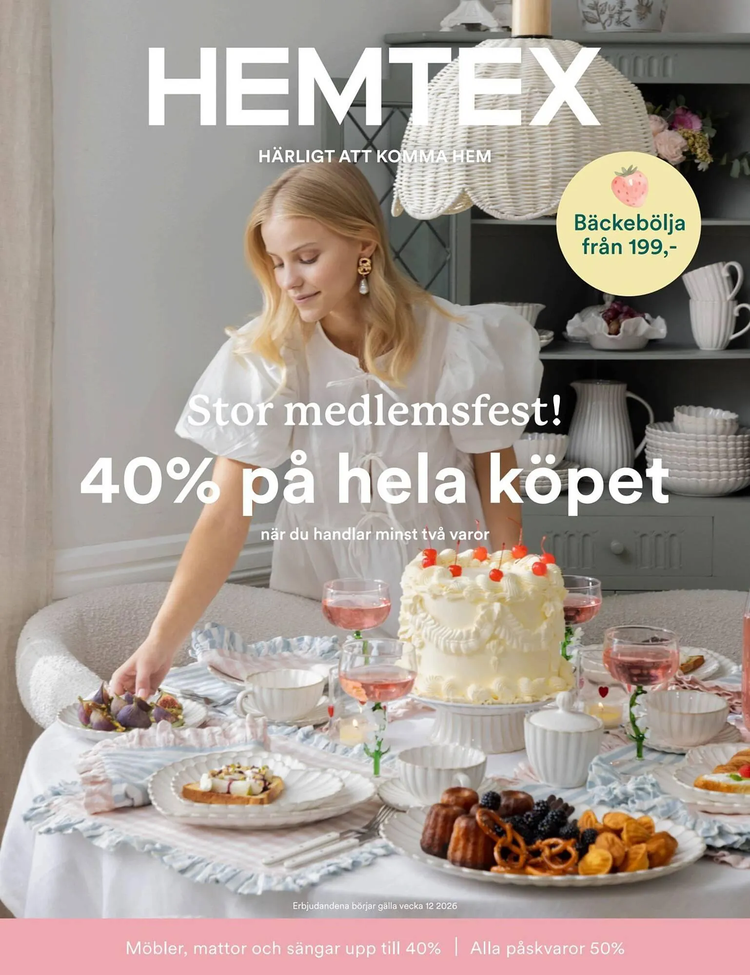 Hemtex reklamblad från 15 mars till 30 mars 2026 - Reklamblad sidor 1