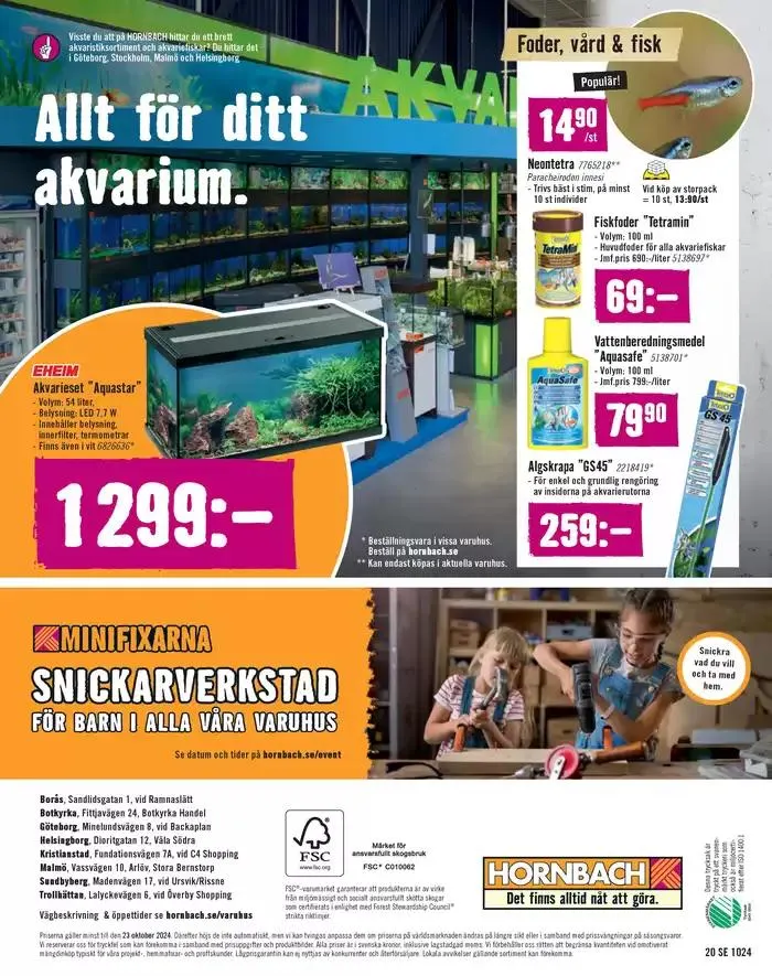  Hornbach reklamblad  från 9 oktober till 31 oktober 2024 - Reklamblad sidor 20