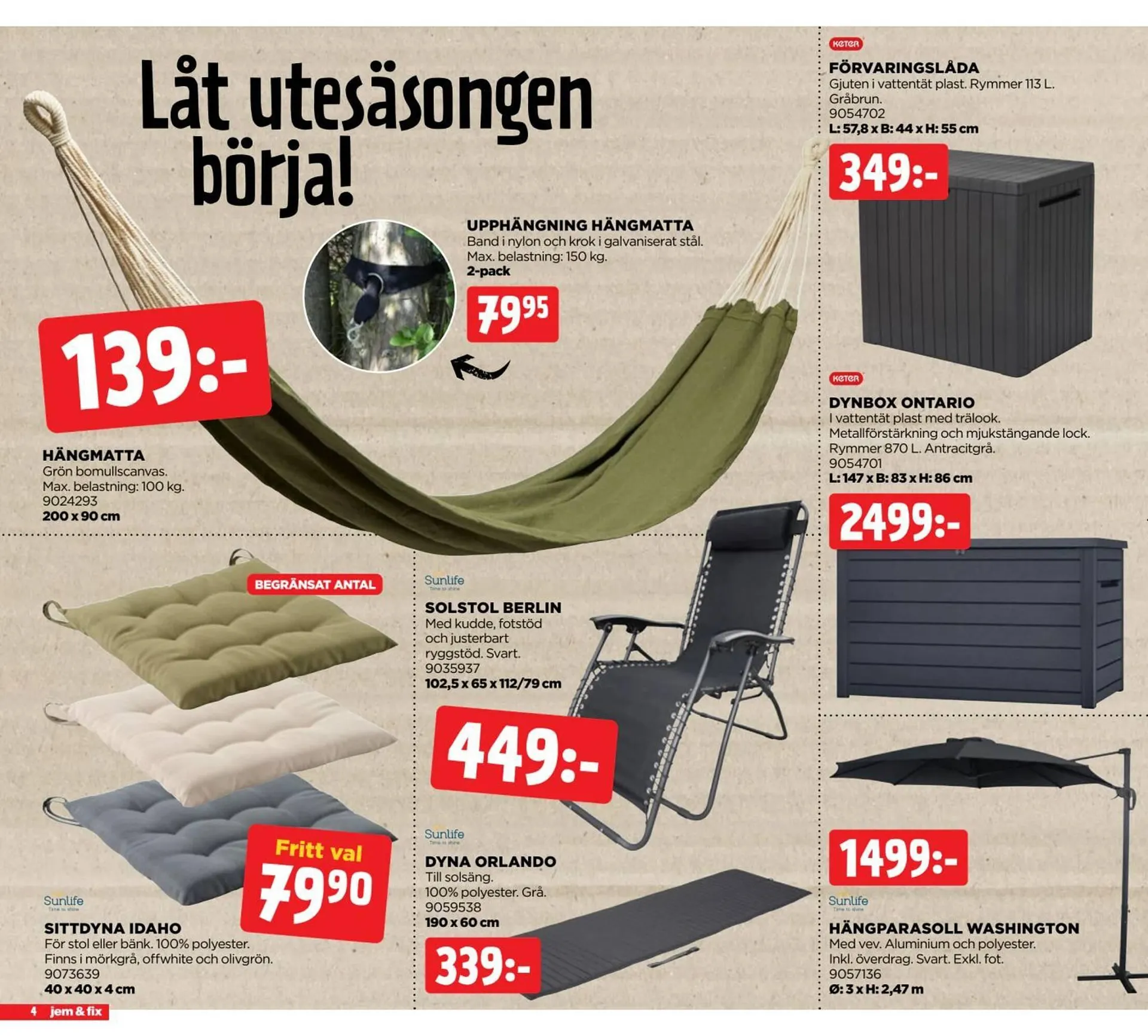 Jem&Fix reklamblad från 6 april till 20 april 2026 - Reklamblad sidor 4