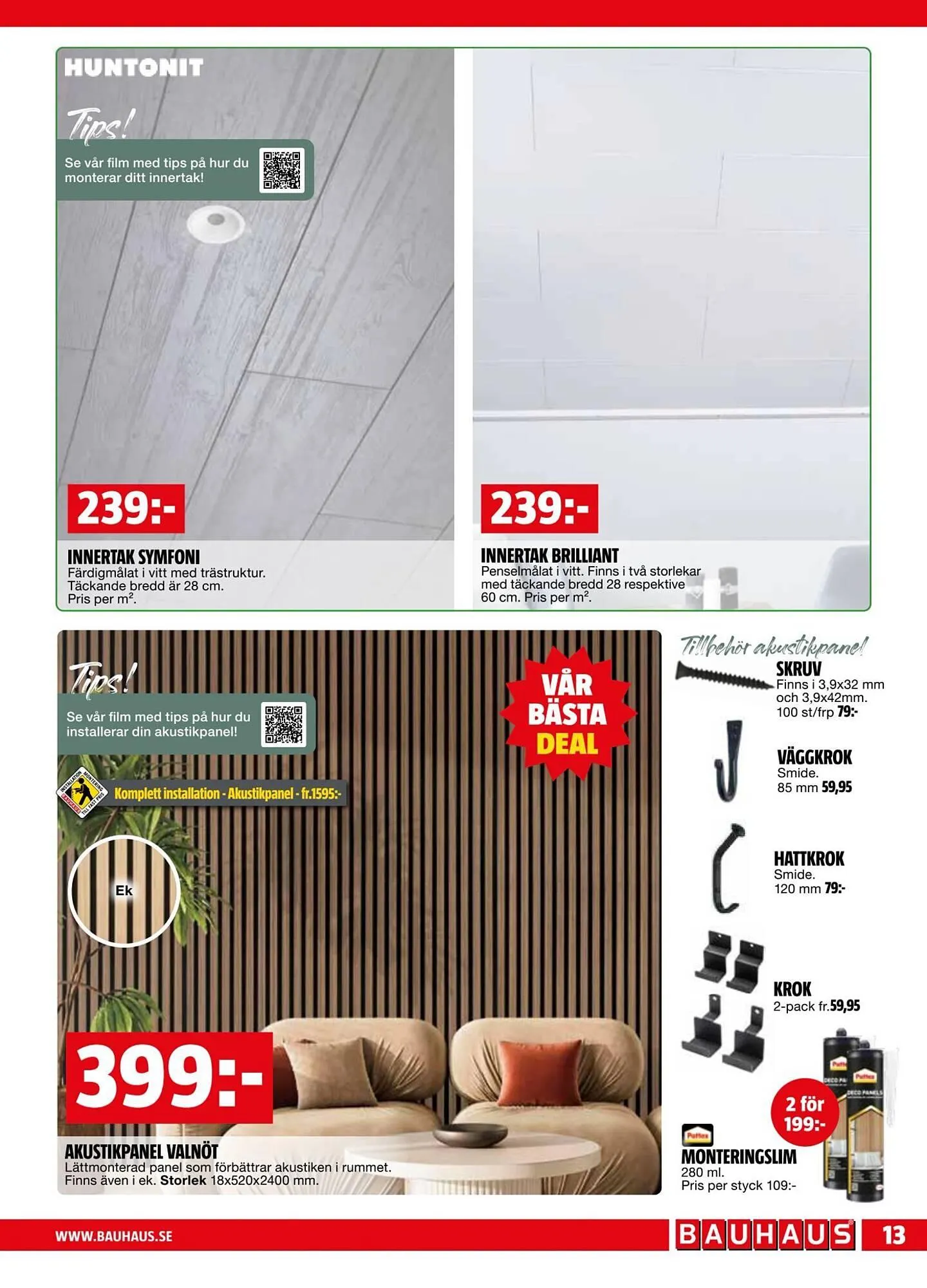 Bauhaus reklamblad från 2 mars till 16 mars 2026 - Reklamblad sidor 13