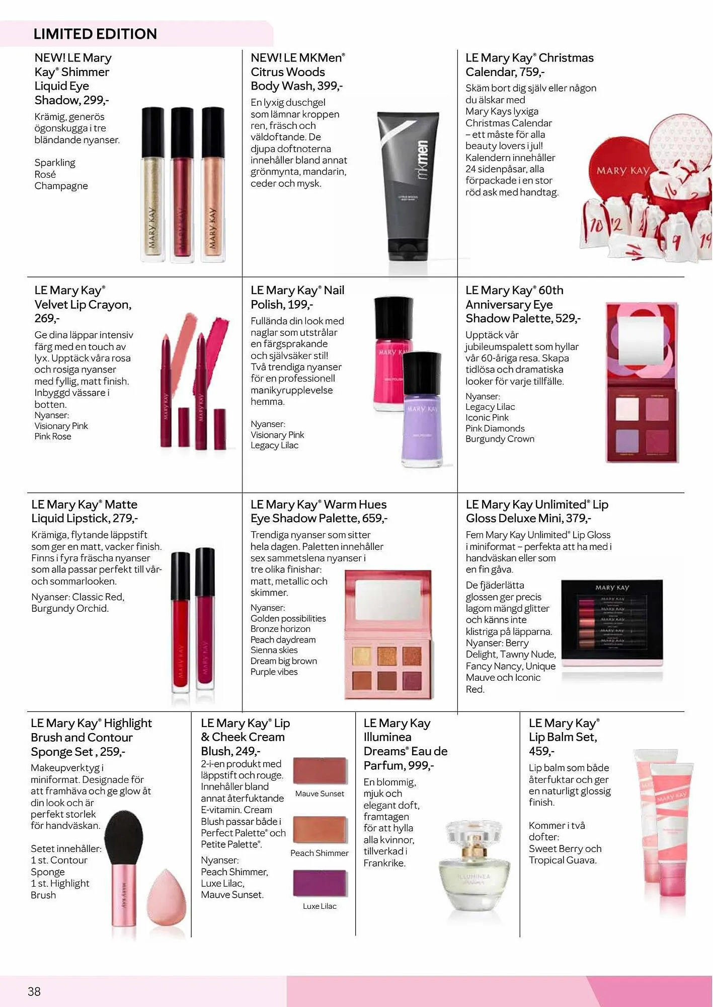 Mary Kay reklamblad från 29 oktober till 29 februari 2024 - Reklamblad sidor 38
