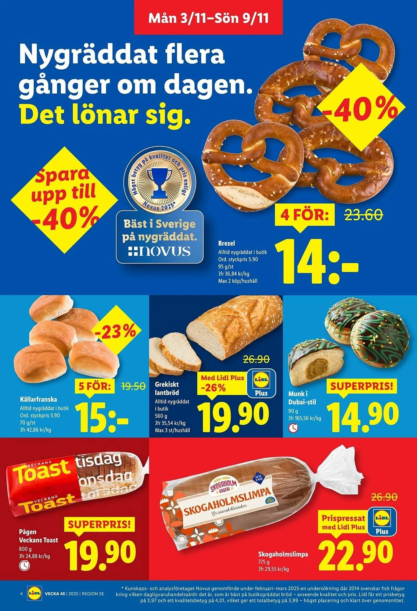 Lidl reklamblad från 3 november till 9 november 2025 - Reklamblad sidor 4