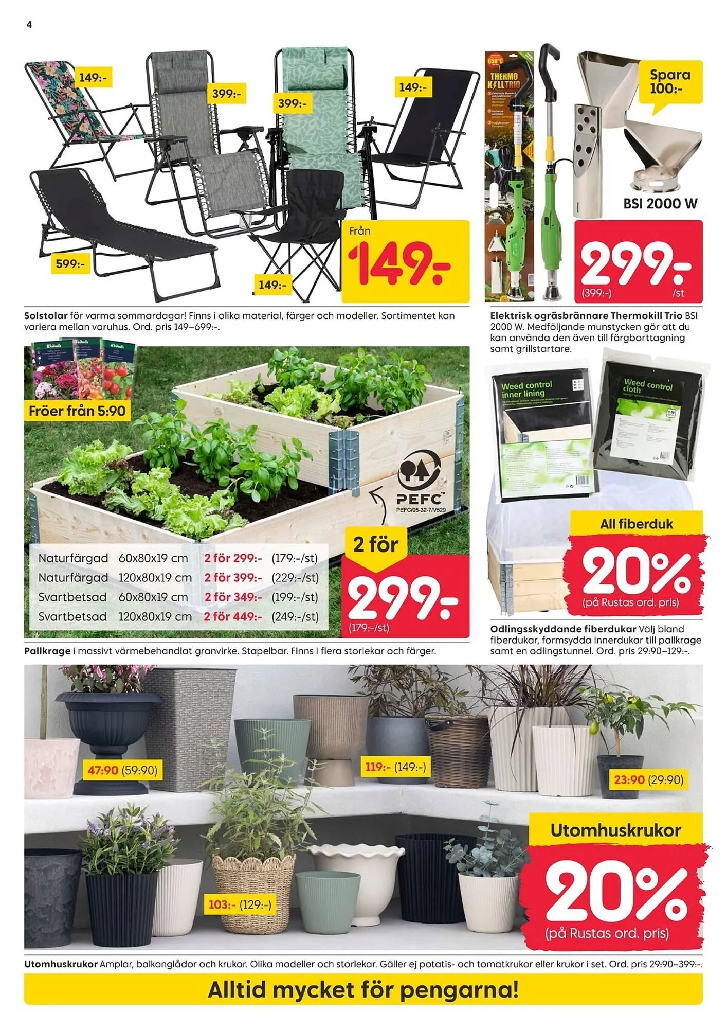 Rusta reklamblad från 30 mars till 6 april 2026 - Reklamblad sidor 4