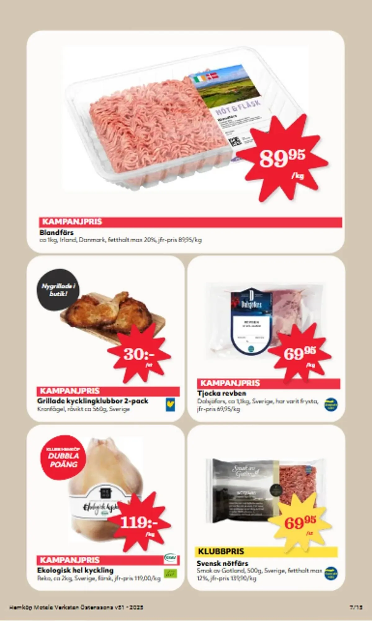 Hemköp reklamblad från 15 december till 21 december 2025 - Reklamblad sidor 7