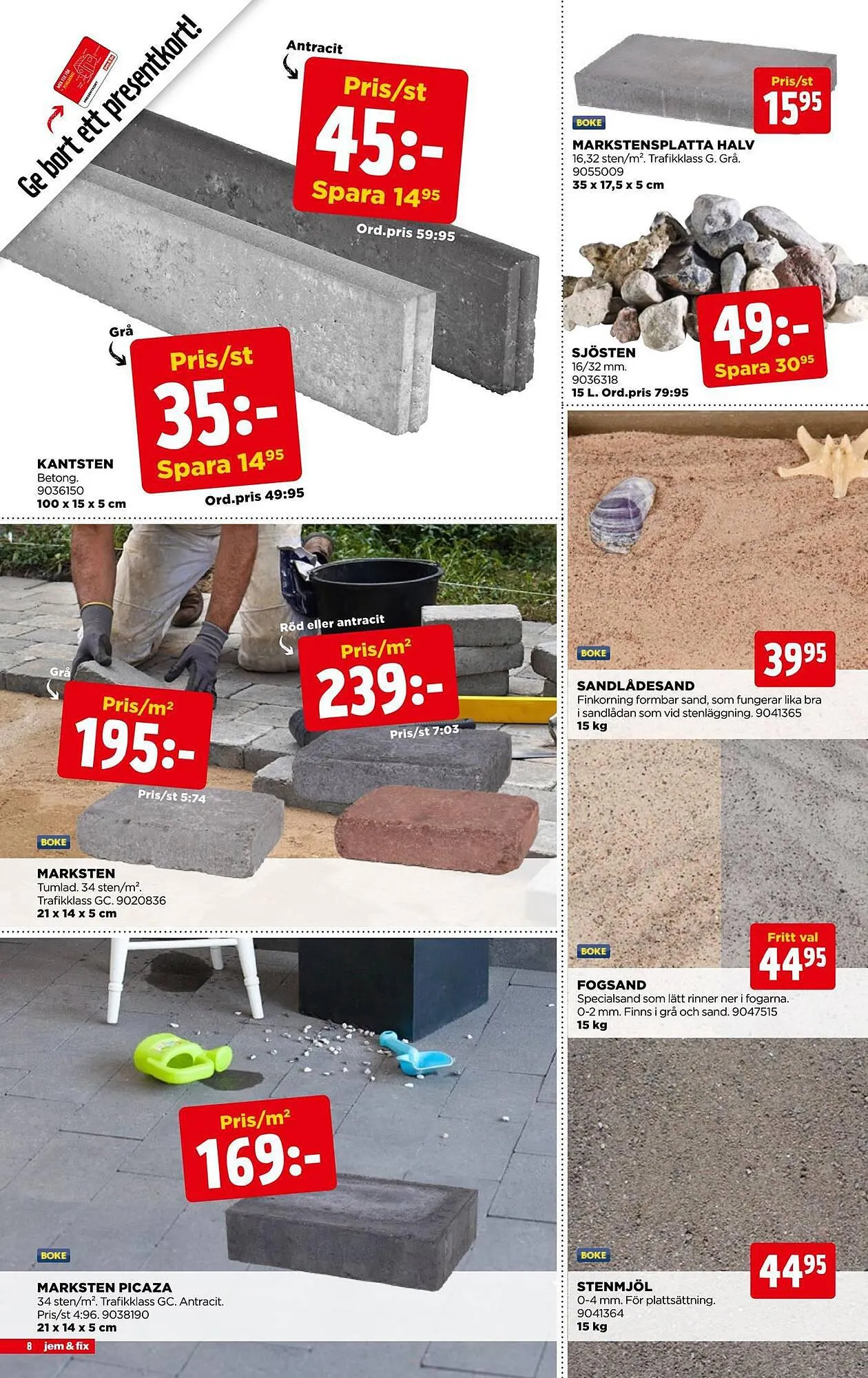 Jem&Fix reklamblad från 9 juli till 16 juli 2023 - Reklamblad sidor 8