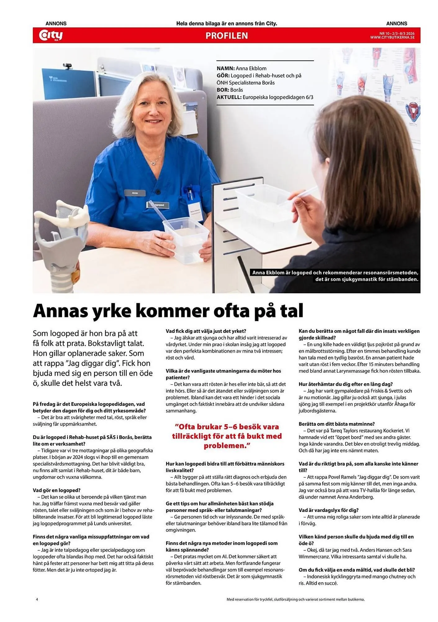 ICA Kvantum reklamblad från 2 mars till 8 mars 2026 - Reklamblad sidor 4