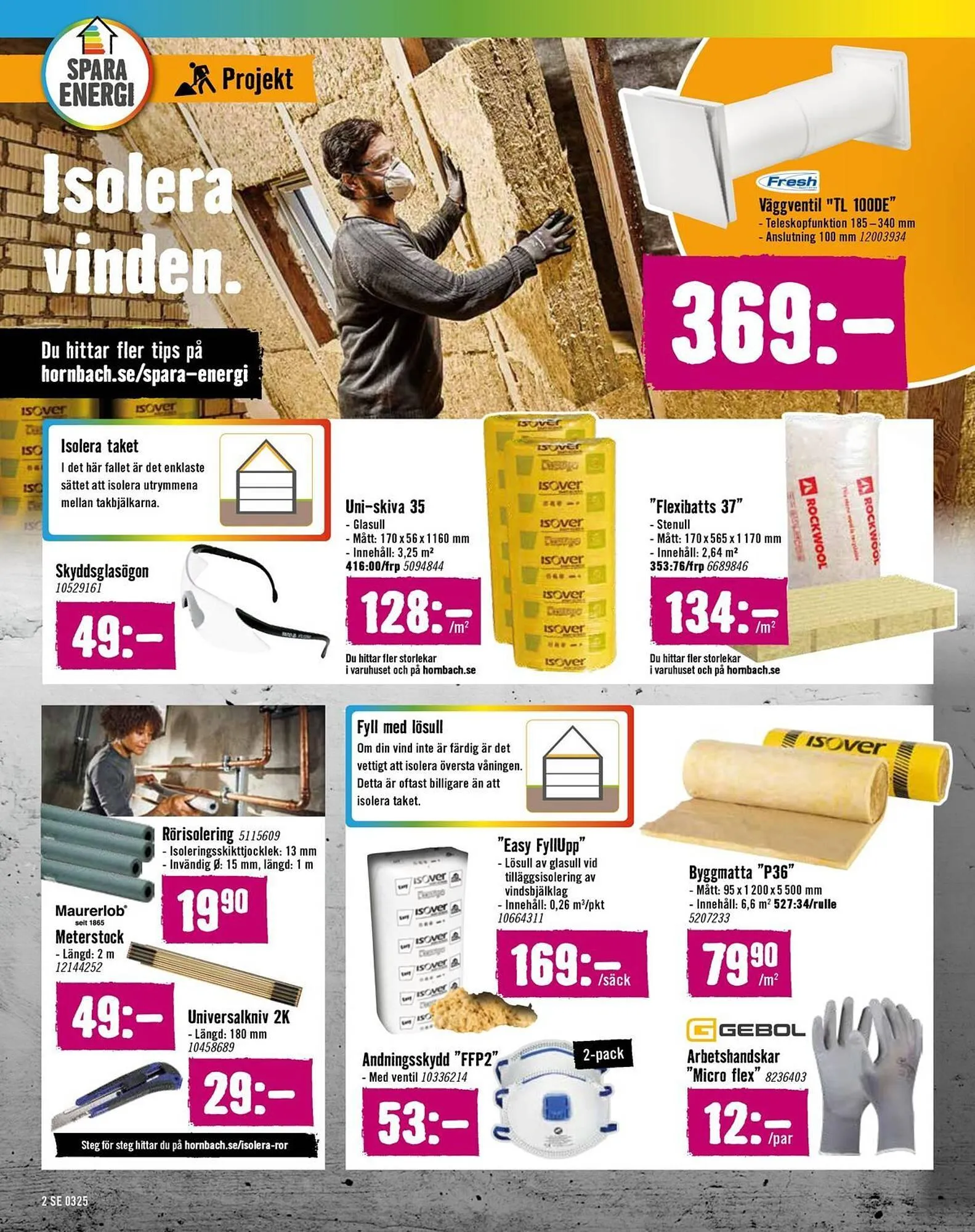Hornbach reklamblad från 11 mars till 31 mars 2025 - Reklamblad sidor 2