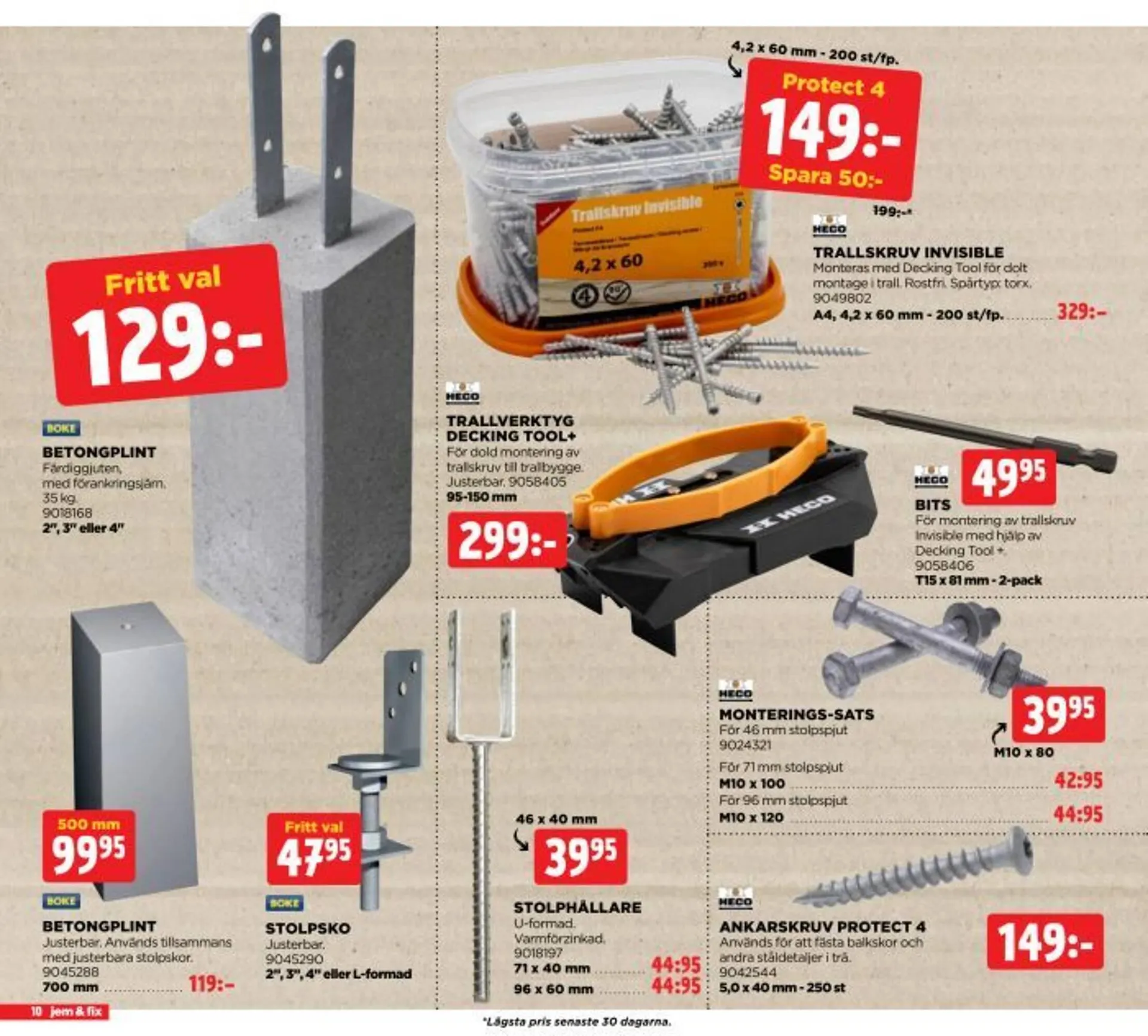 Jem&Fix reklamblad från 21 april till 27 april 2025 - Reklamblad sidor 10