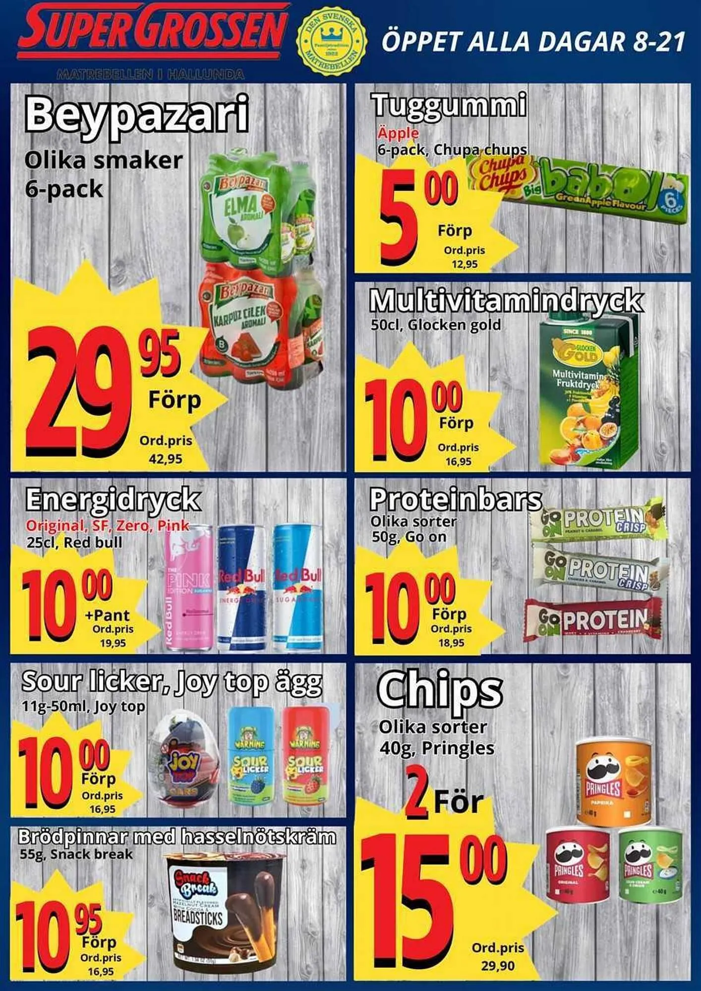 Supergrossen reklamblad från 7 april till 13 april 2025 - Reklamblad sidor 9