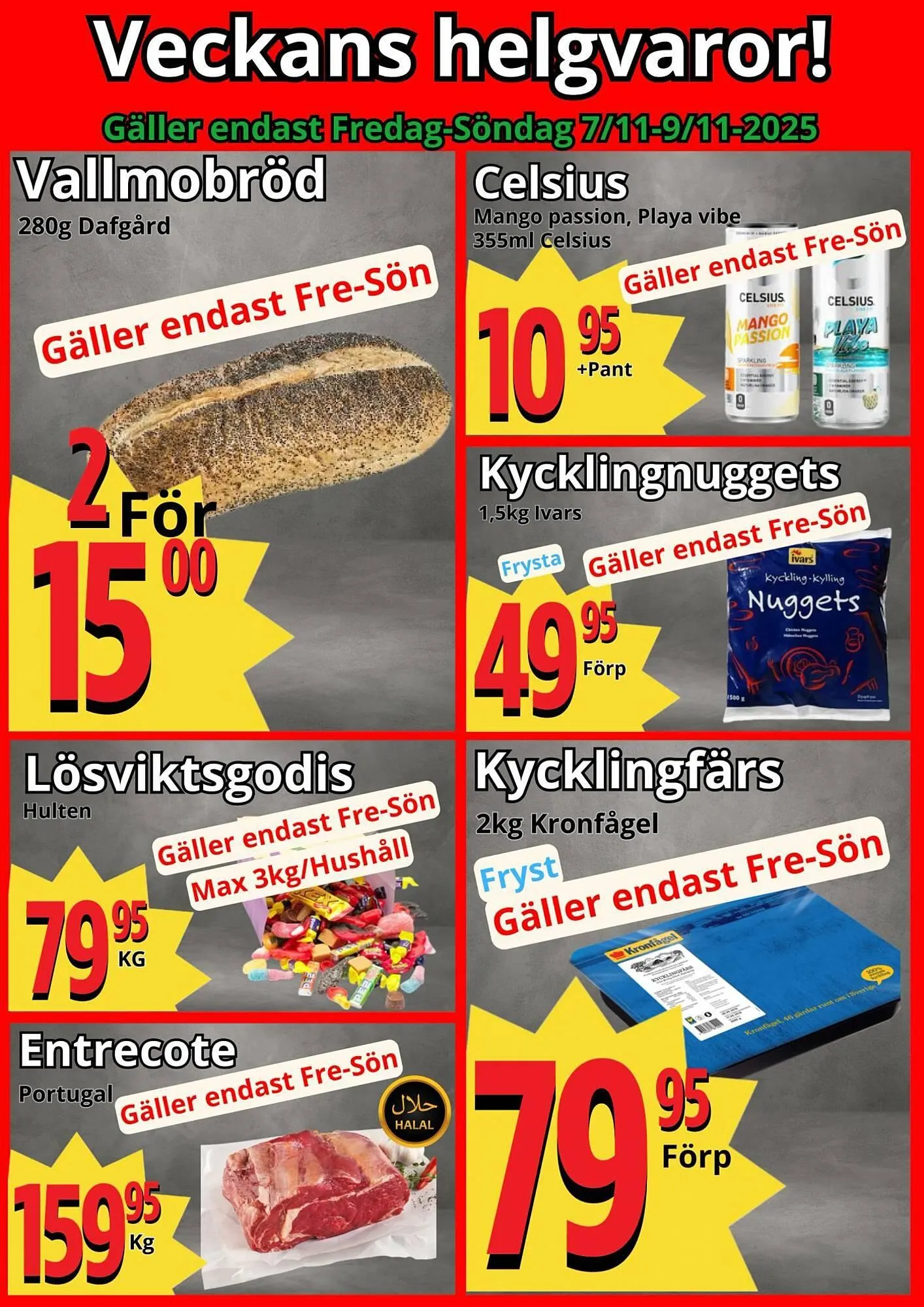 Supergrossen reklamblad från 3 november till 9 november 2025 - Reklamblad sidor 3