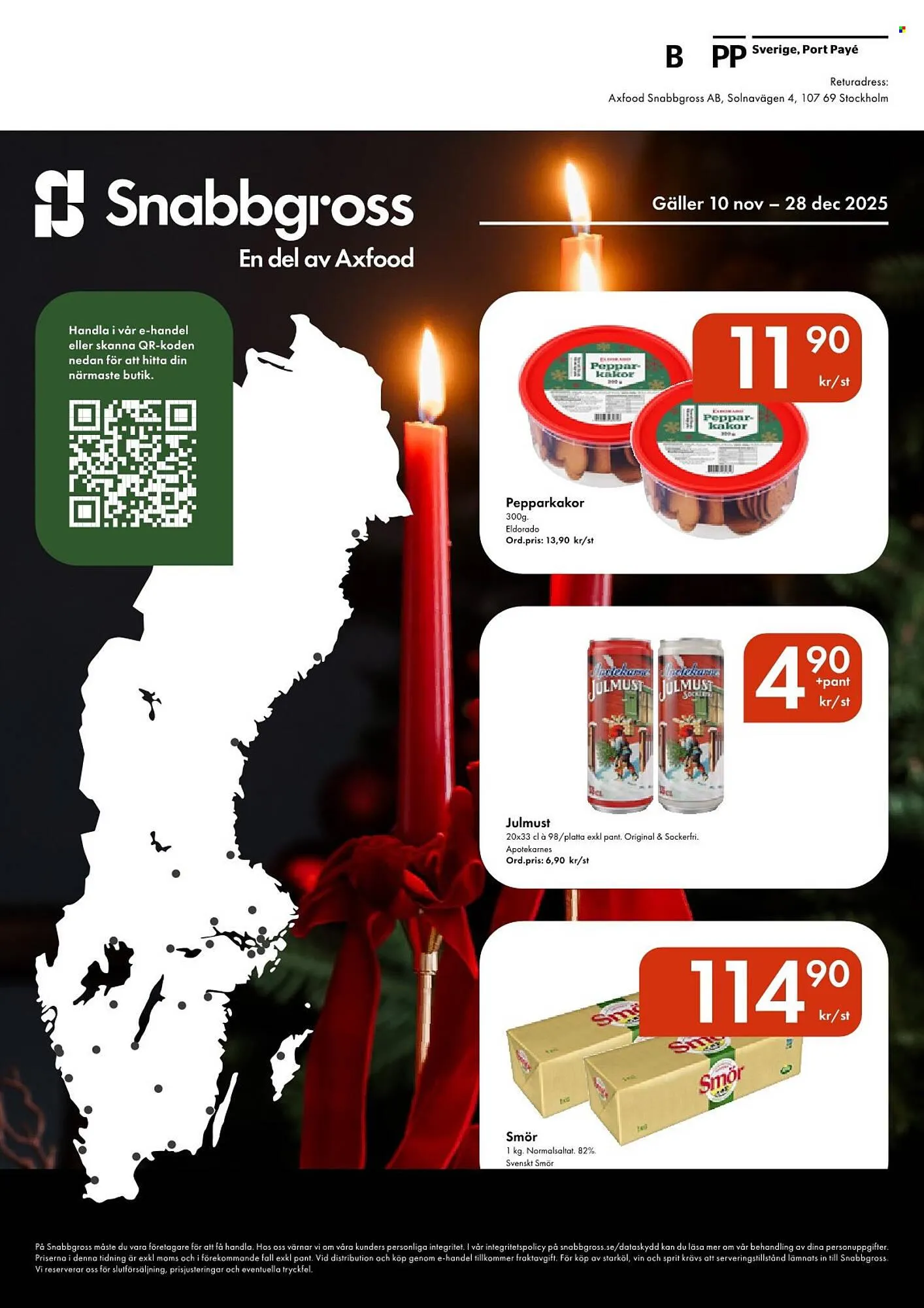 Snabbgross reklamblad från 10 november till 28 december 2025 - Reklamblad sidor 28