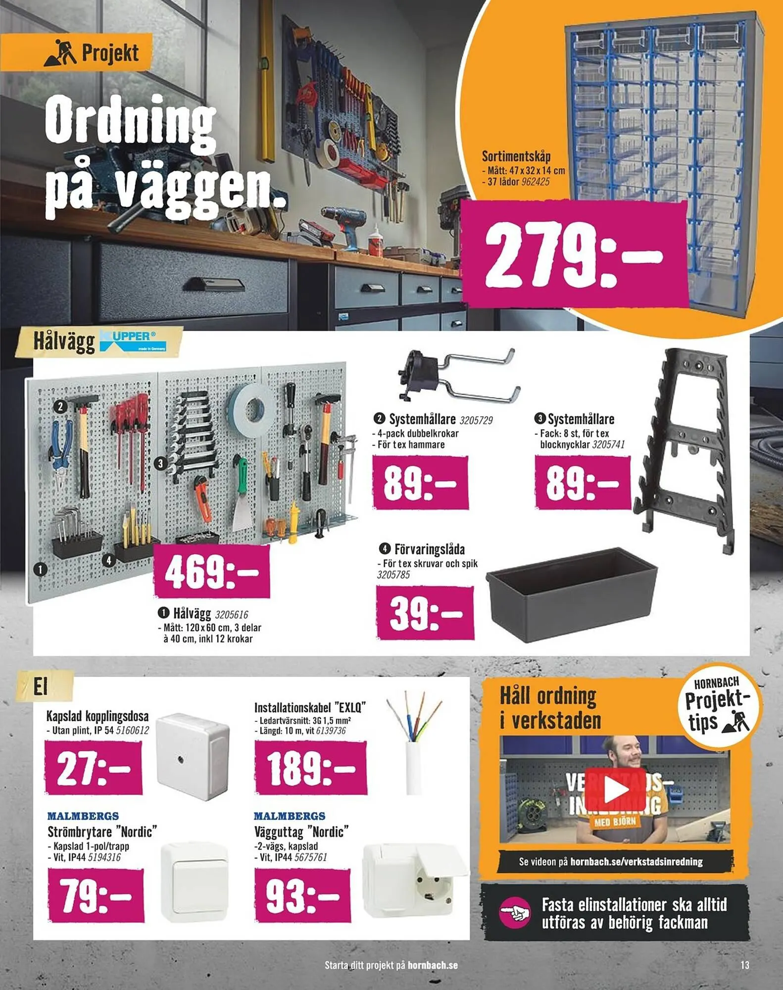 Hornbach reklamblad från 27 oktober till 22 november 2023 - Reklamblad sidor 13