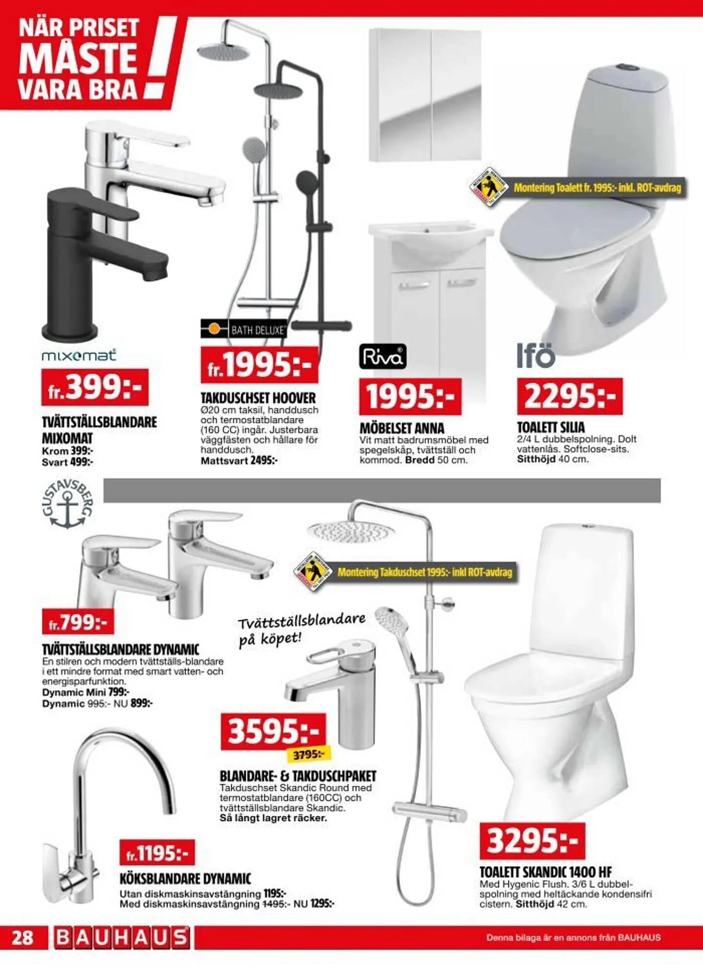 Bauhaus reklamblad från 26 maj till 15 juni 2025 - Reklamblad sidor 28