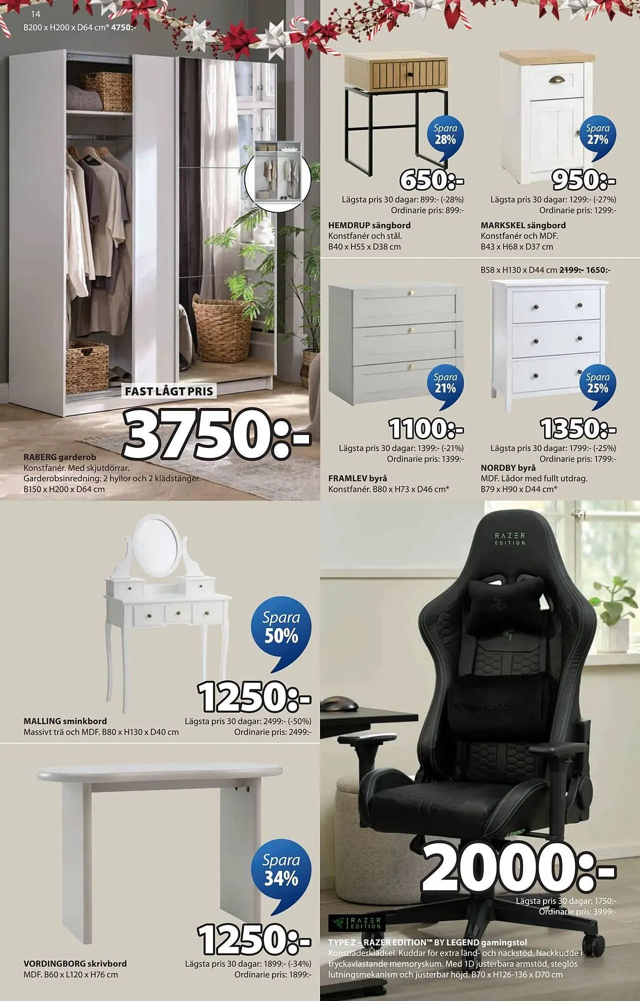 JYSK reklamblad från 15 december till 24 december 2025 - Reklamblad sidor 14